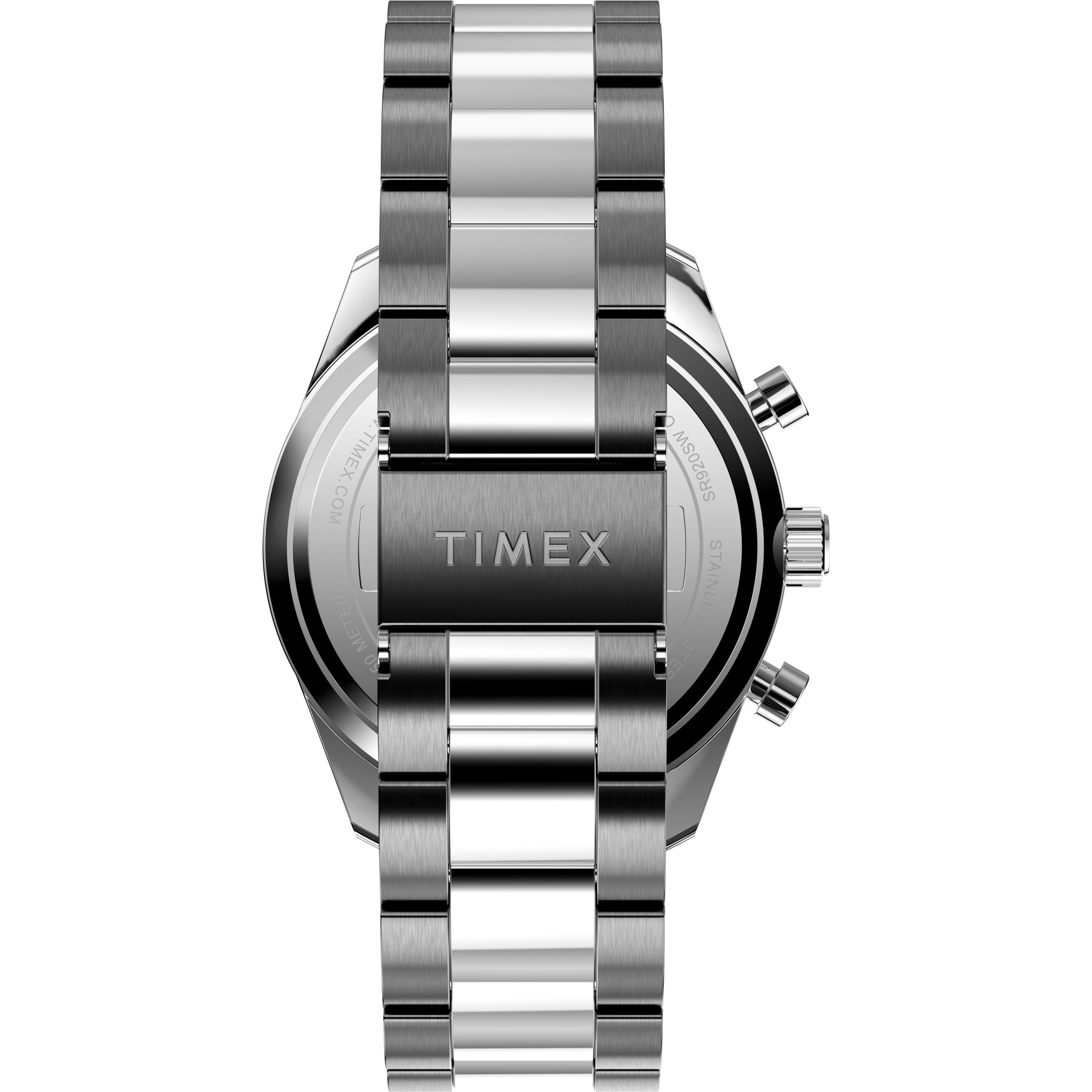 Silver/Blue - Timex - Men's Trend Chrono Analogue Quartz Watch - 3