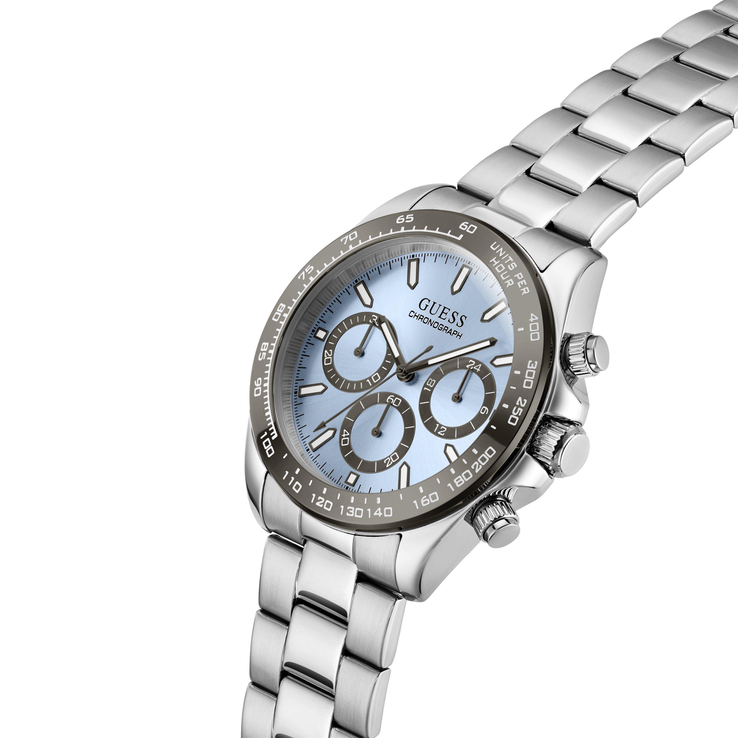 Ice Blue/Silver - Guess - GesJwl Arthur Watch Sn63 - 4