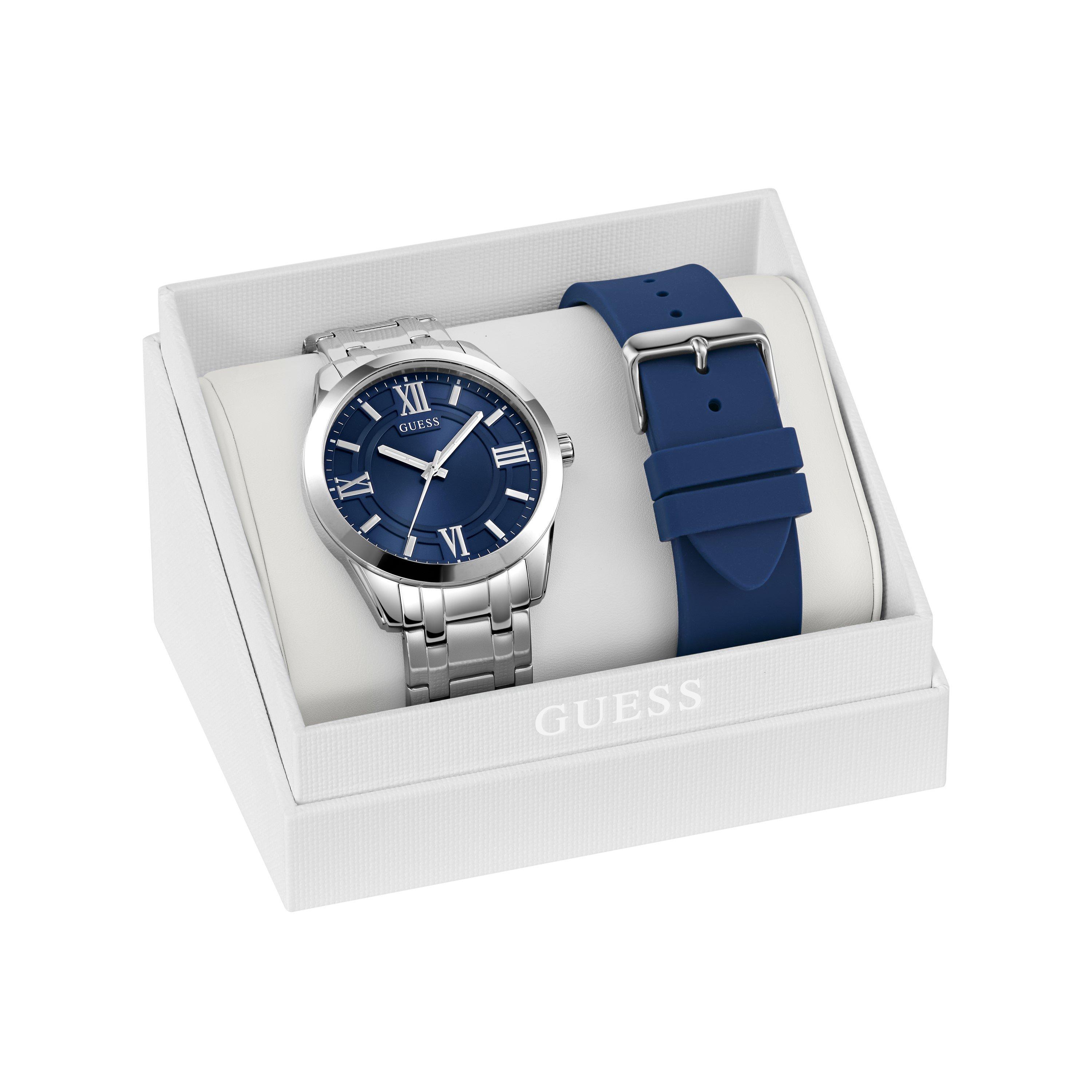 Silver/Blue - Guess - GesJwl Elliot Boxset Sn63 - 7