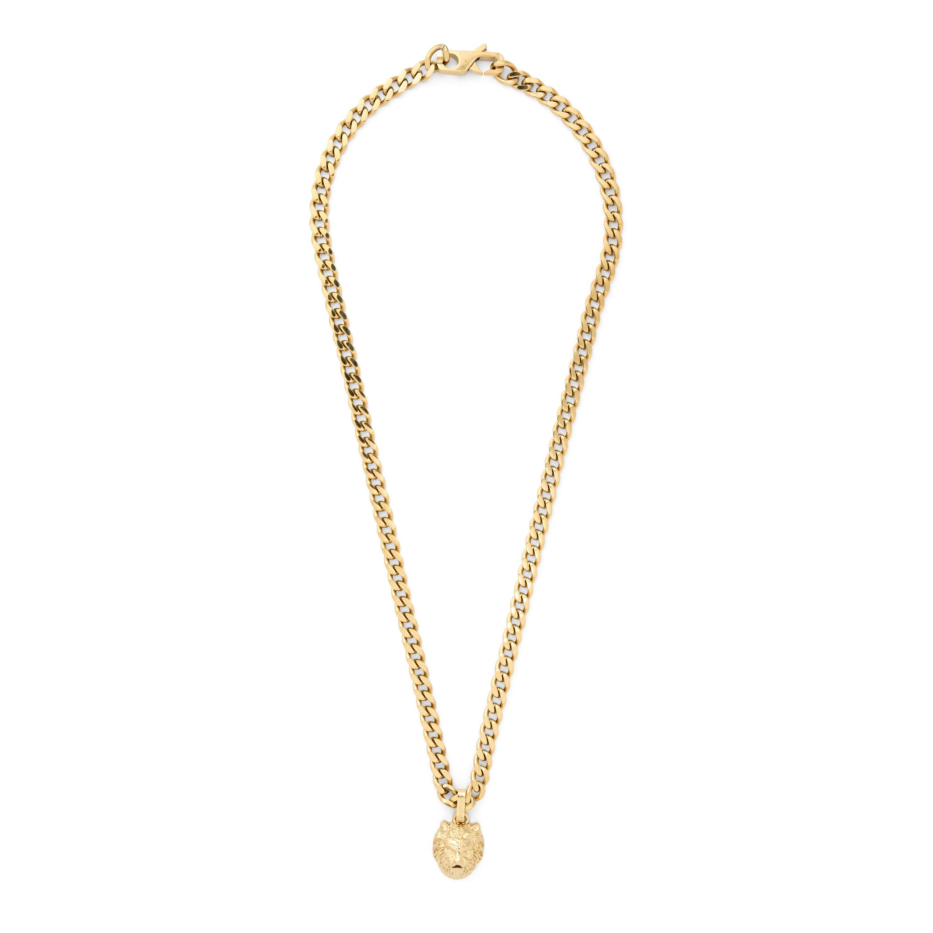 Goud - Guess - Men's Lion King Chain Necklace - 2