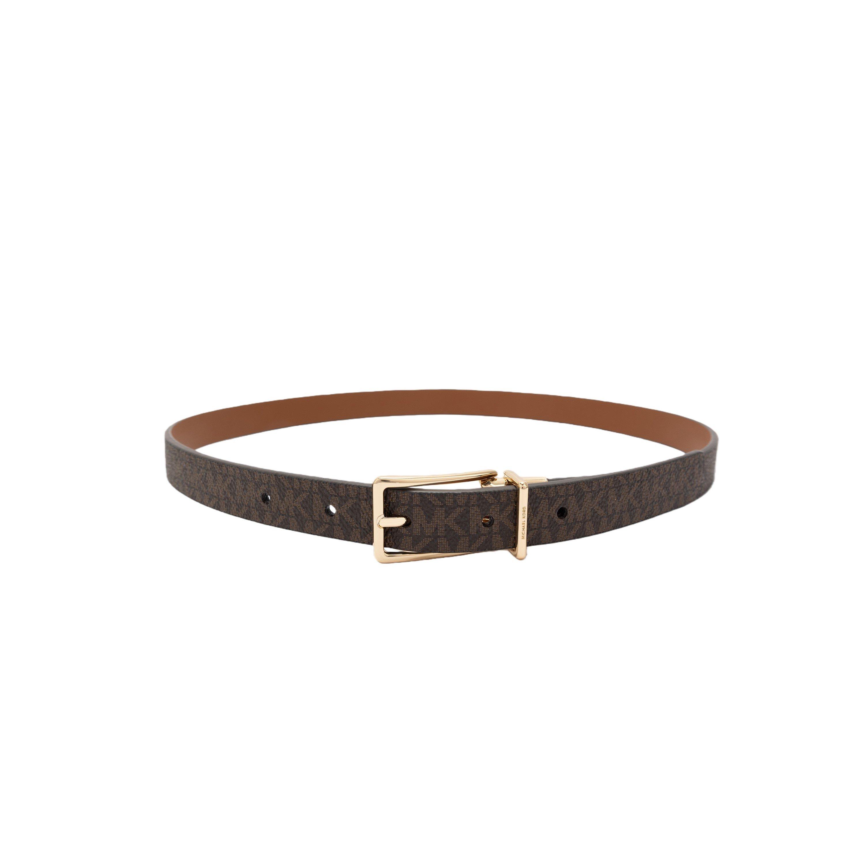 brown/ gold - MICHAEL Michael Kors - MMK 20mm LG Rev belt Ld64 - 3