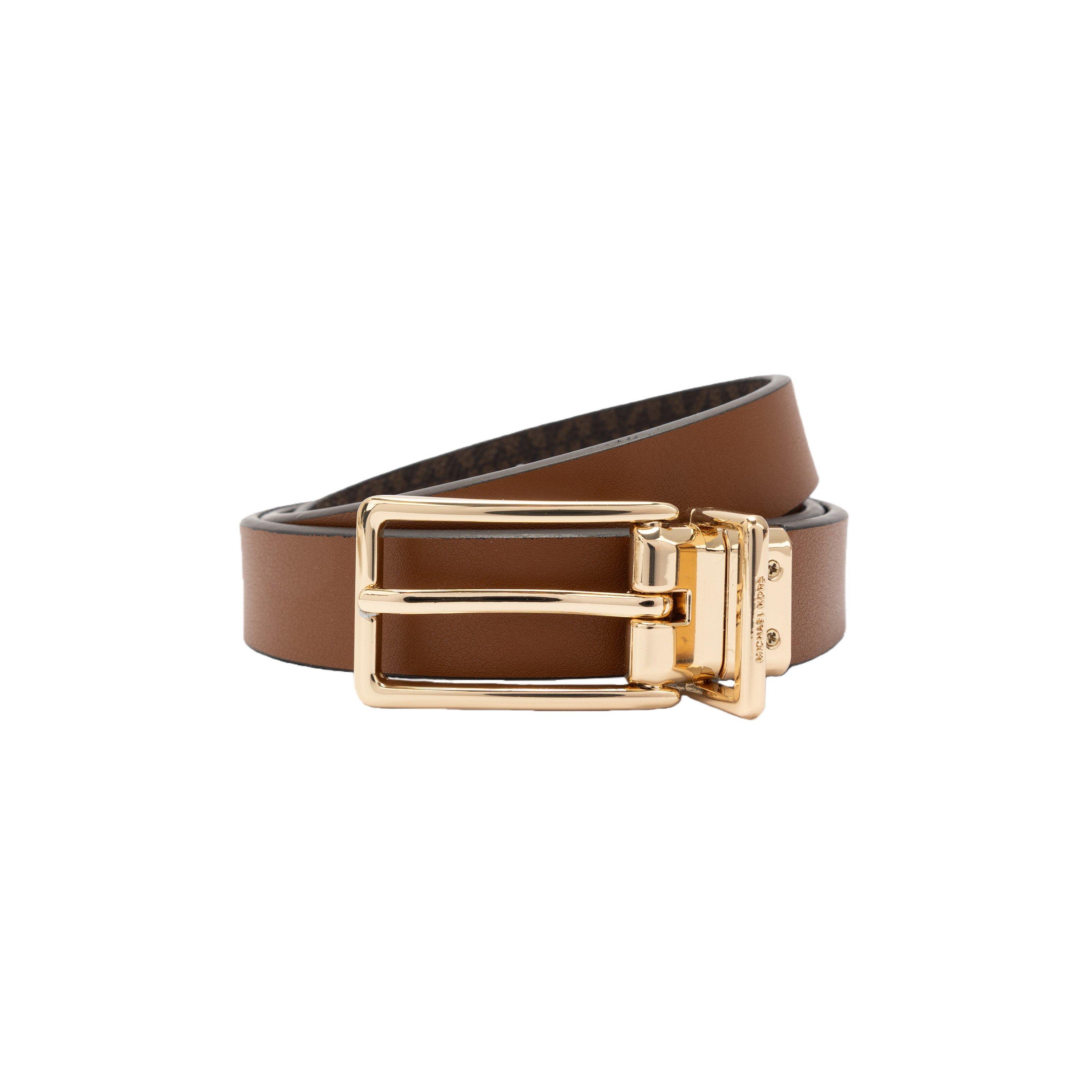 brown/ gold - MICHAEL Michael Kors - MMK 20mm LG Rev belt Ld64 - 5