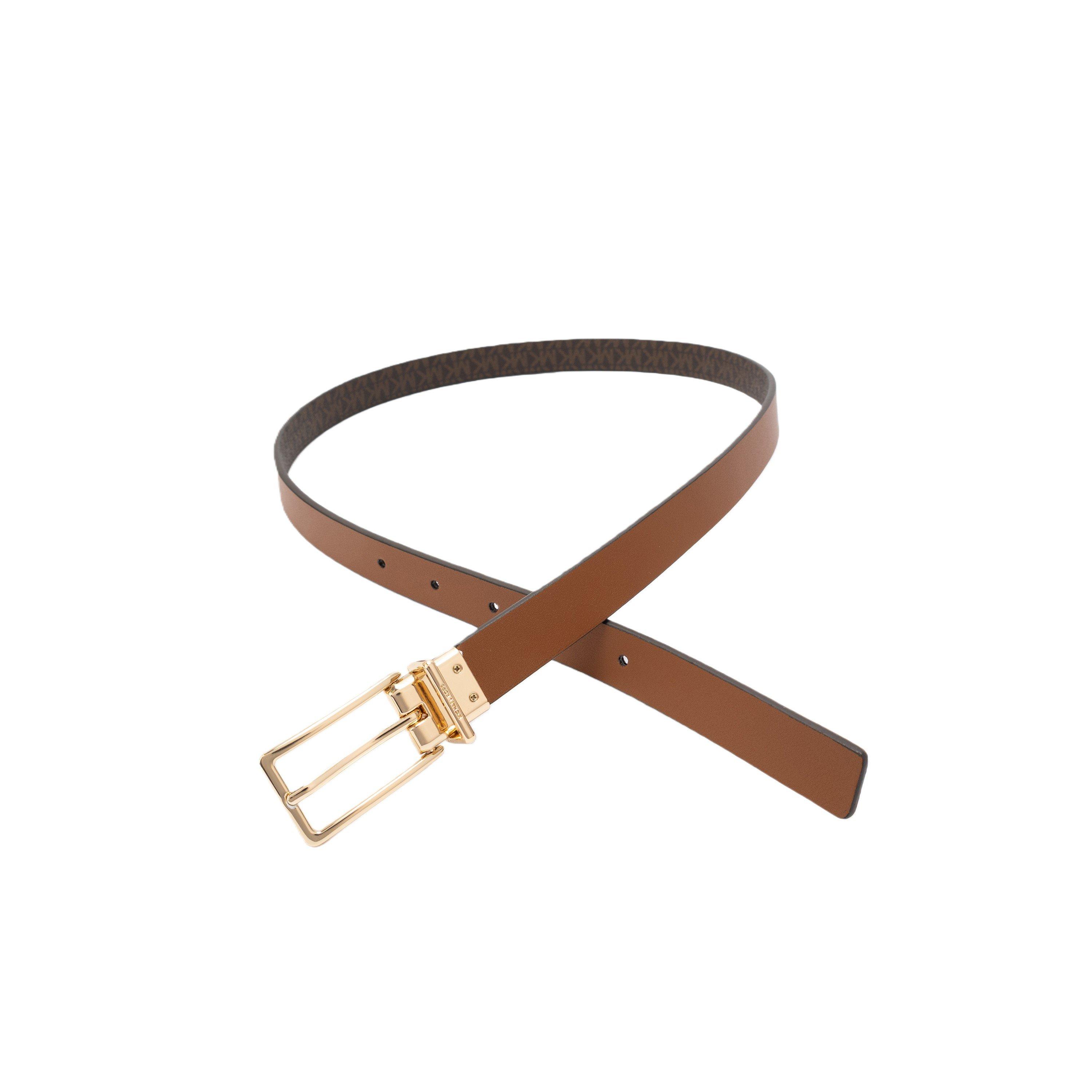 brown/ gold - MICHAEL Michael Kors - MMK 20mm LG Rev belt Ld64 - 6
