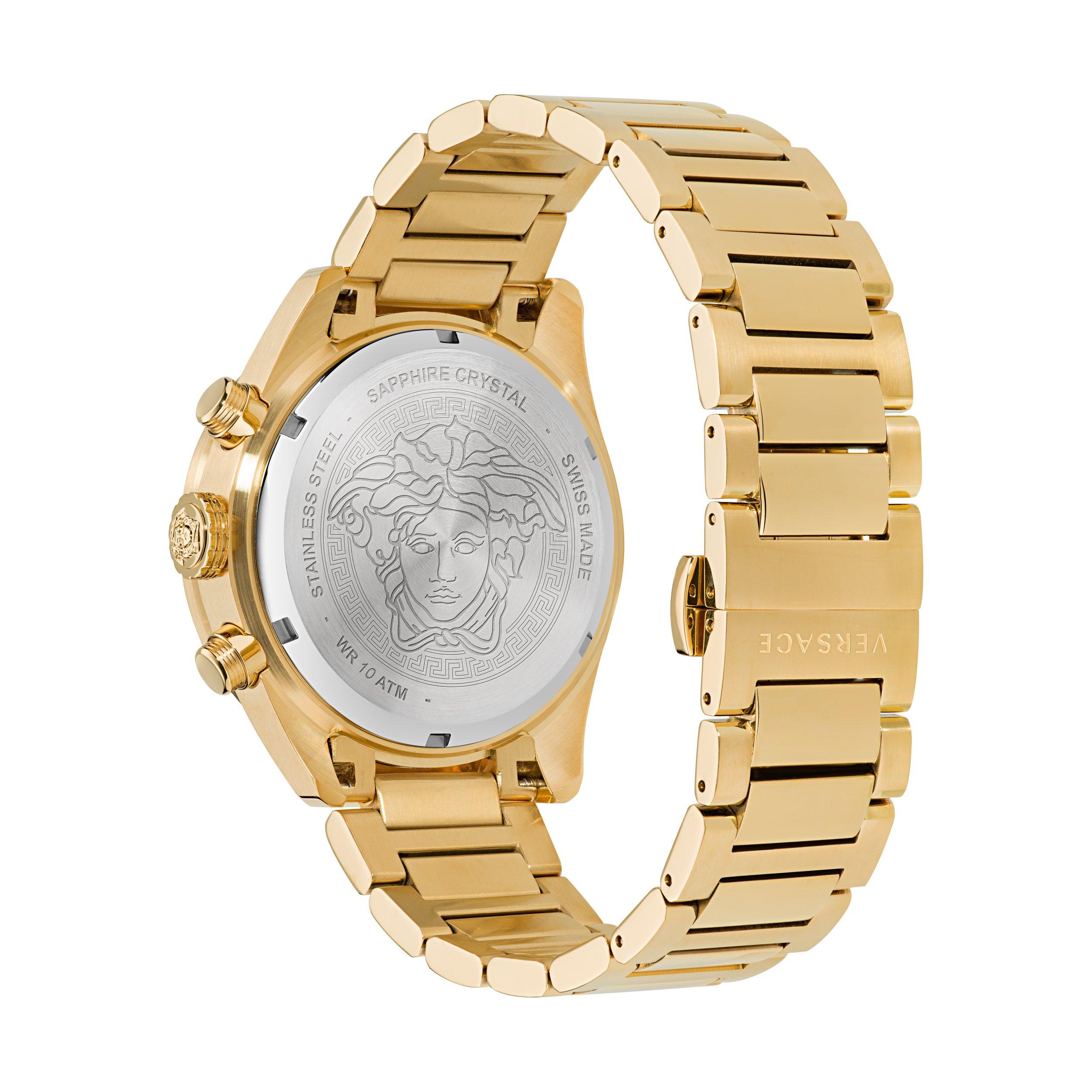 Gold - Versace - Greca Dome Quartz Analogue Watch - 2