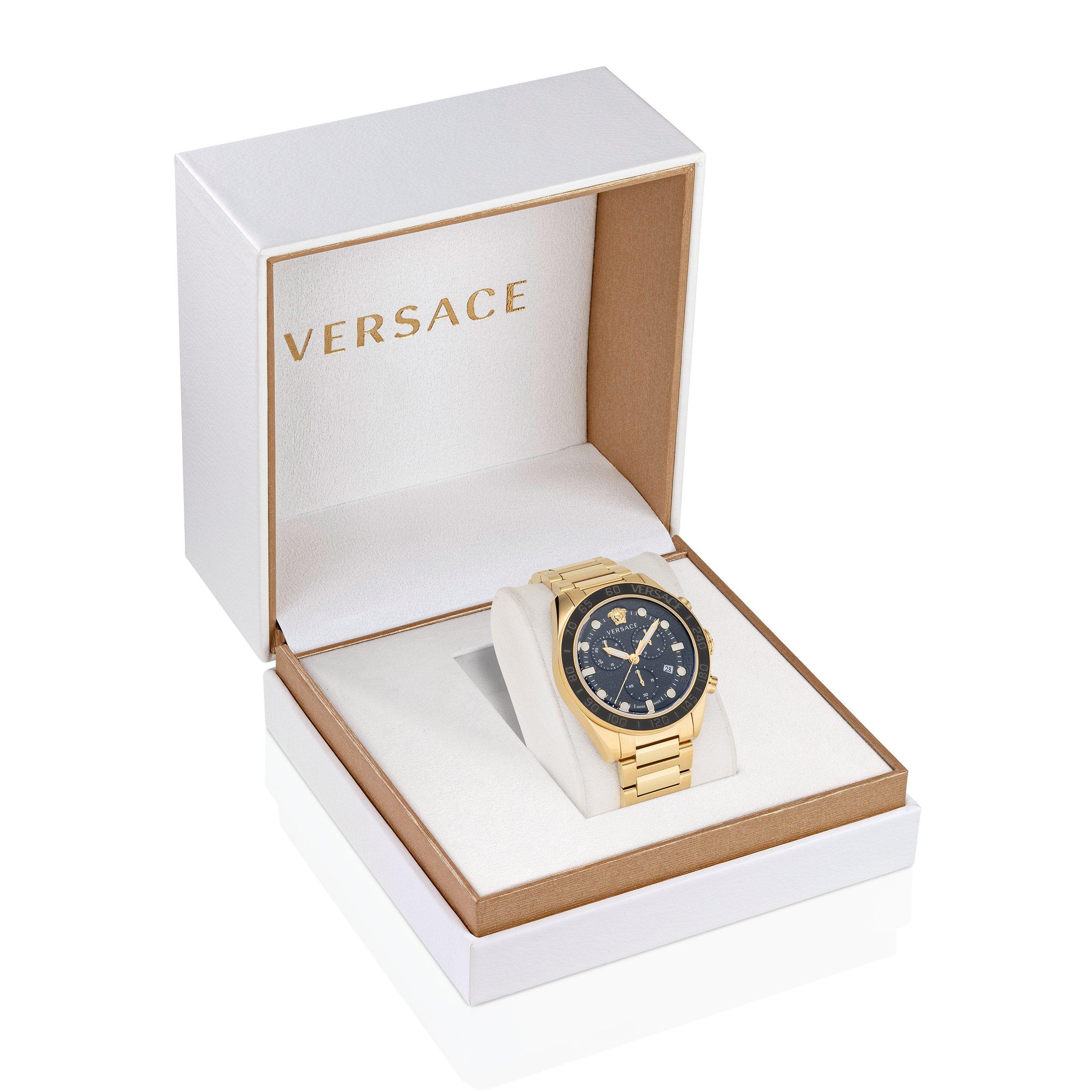 Gold - Versace - Greca Dome Quartz Analogue Watch - 4