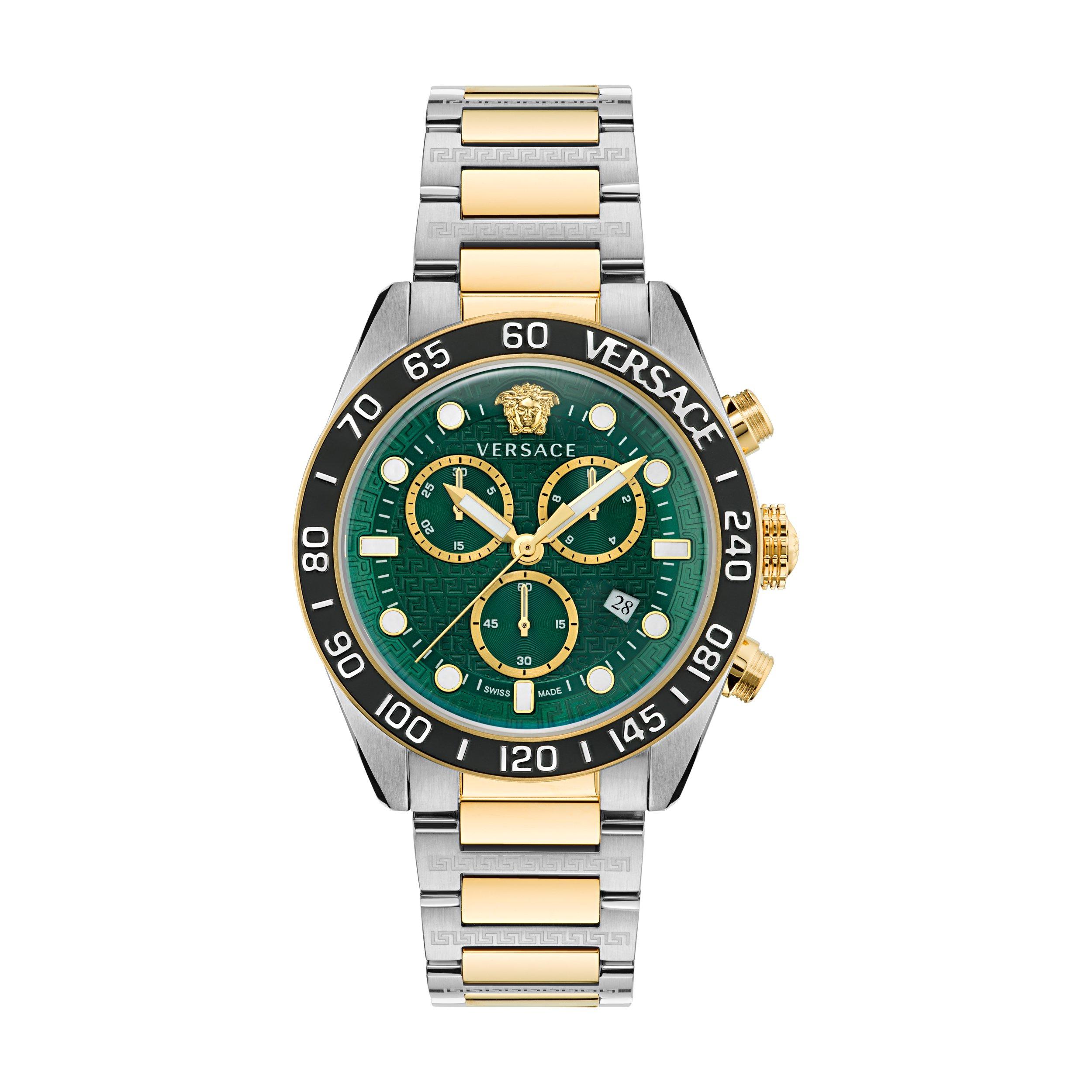 Versace Greca Dome Quartz Analogue Watch - Multi