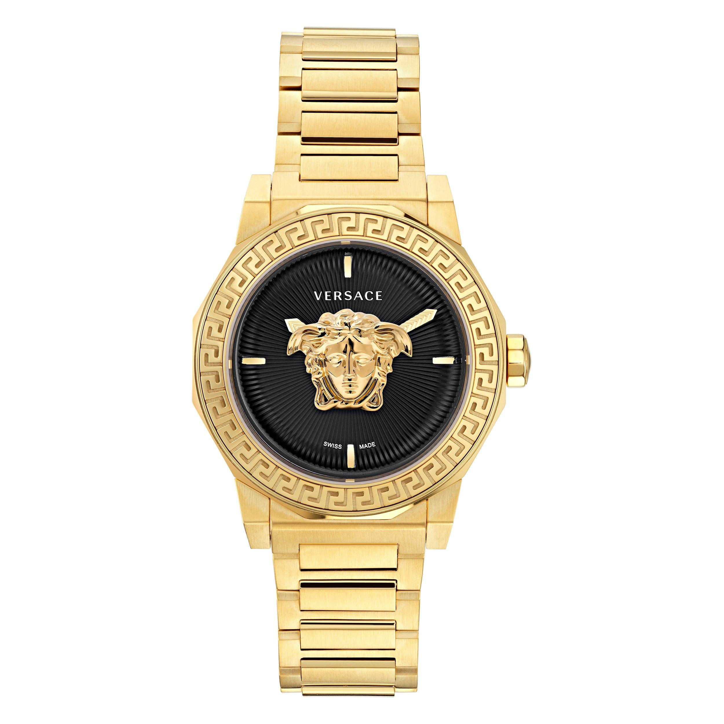 Versace Medusa Deco Quartz Analogue Watch - Gold