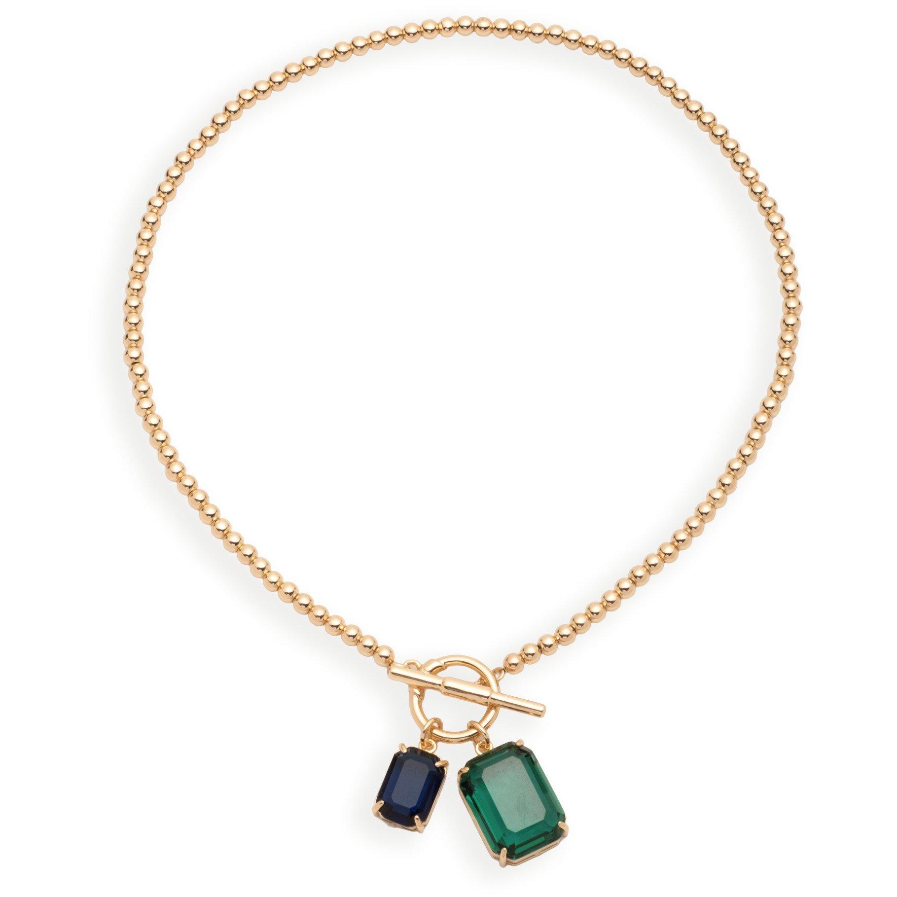 GLD/EMERALD - Lauren by Ralph Lauren - Stone Beaded Necklace - 2