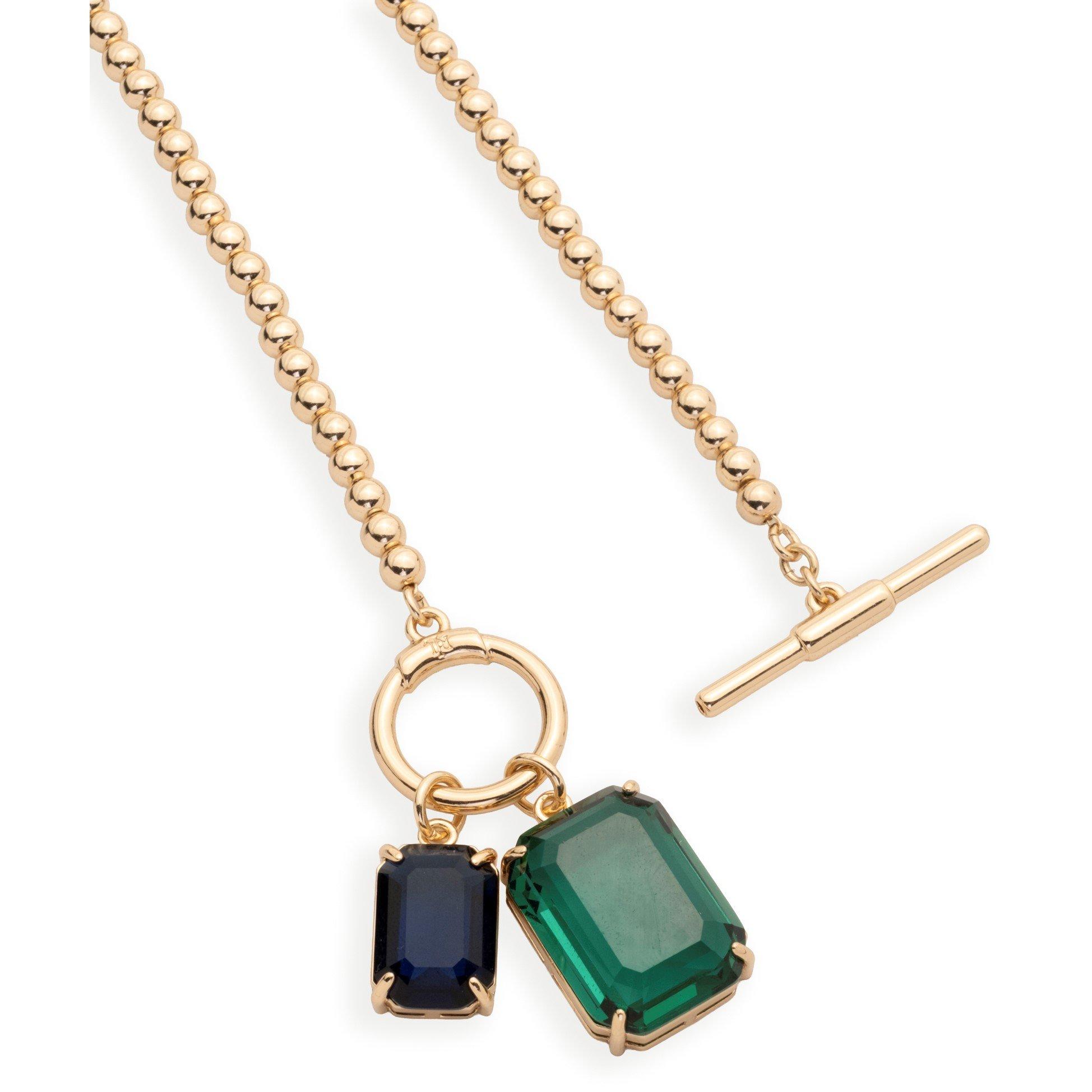 GLD/EMERALD - Lauren by Ralph Lauren - Stone Beaded Necklace - 3