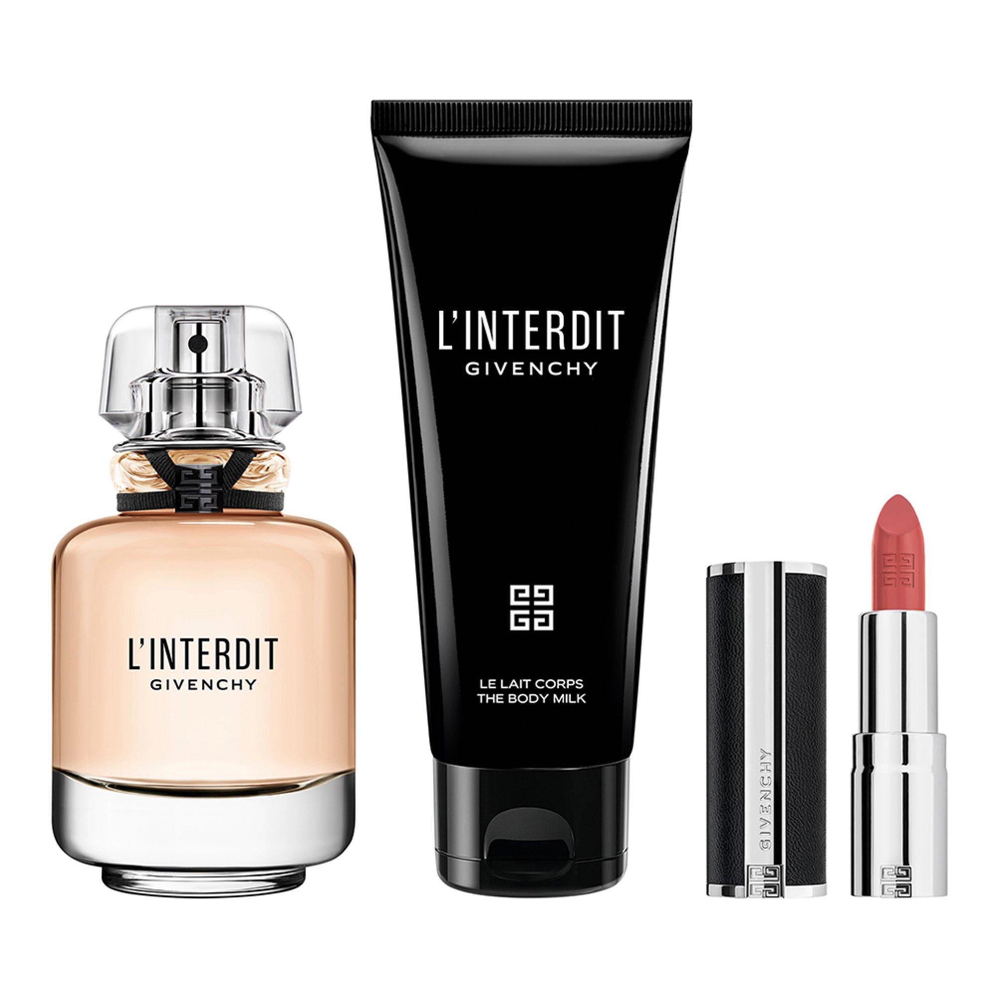 None - GIVENCHY - Givenchy LInterdit Eau de Parfum Body Lotion and Lipstick Gift Set - 2