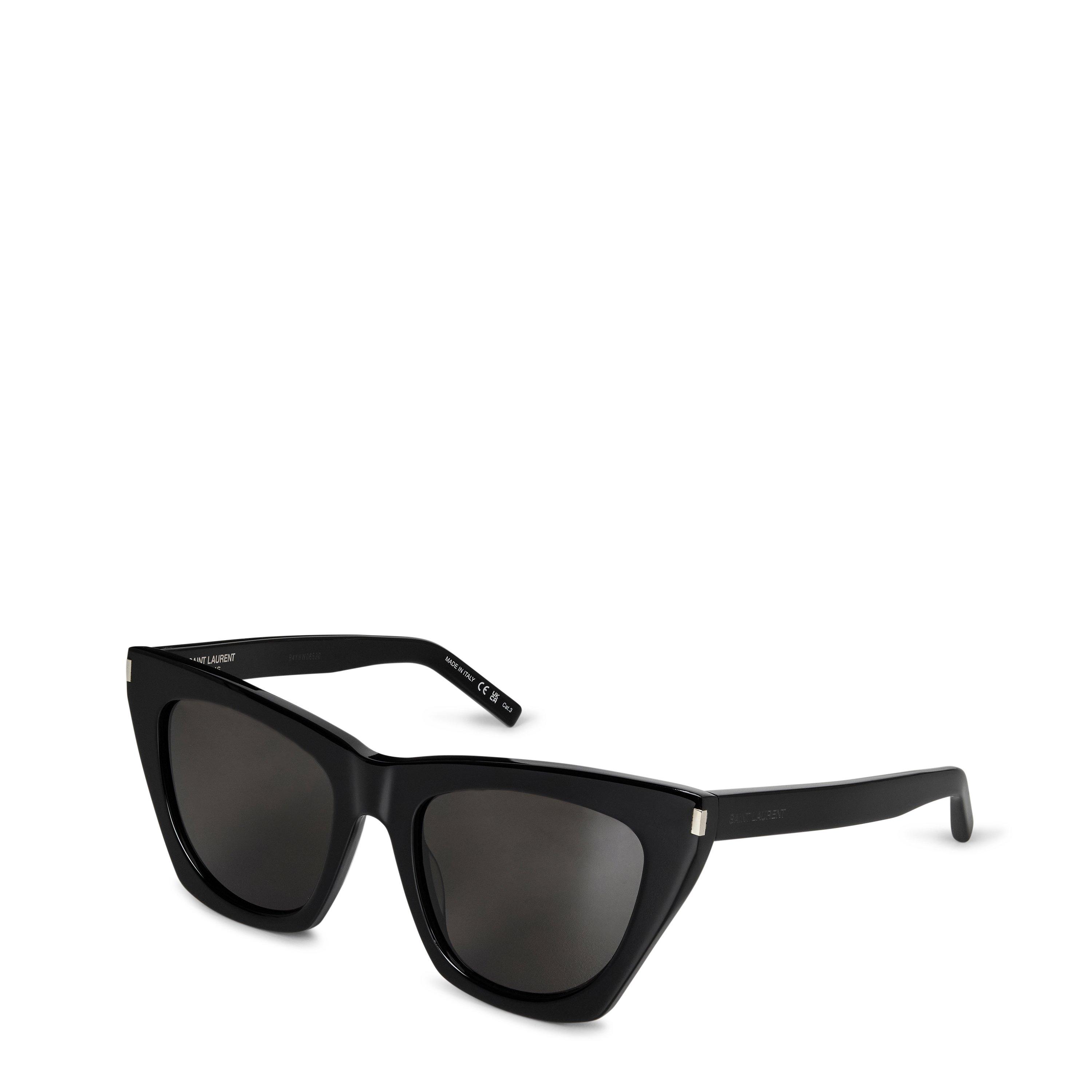 Saint Laurent 214 Kate Sunglasses - Black/Grey