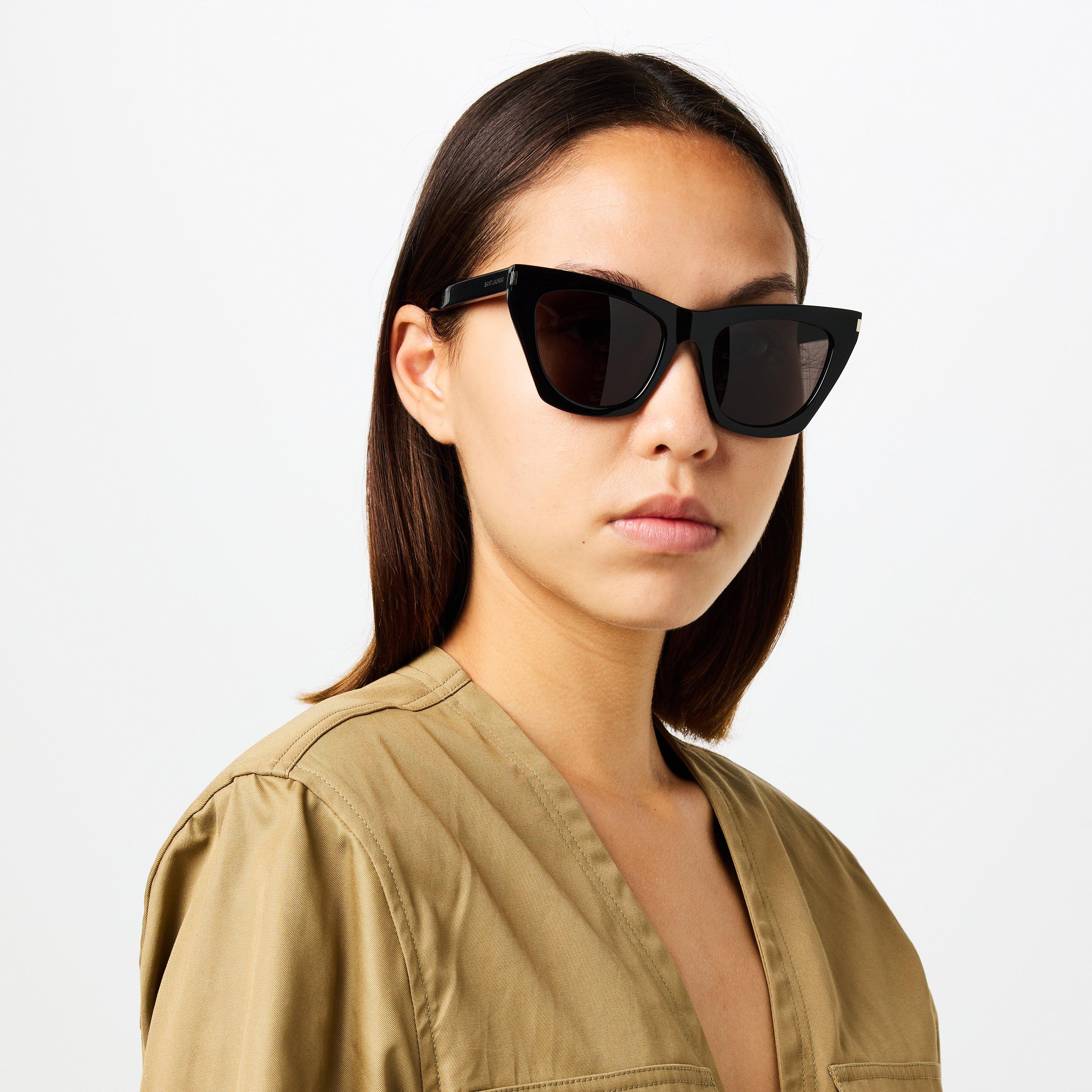 Black/Grey - Saint Laurent - 214 Kate Sunglasses - 2