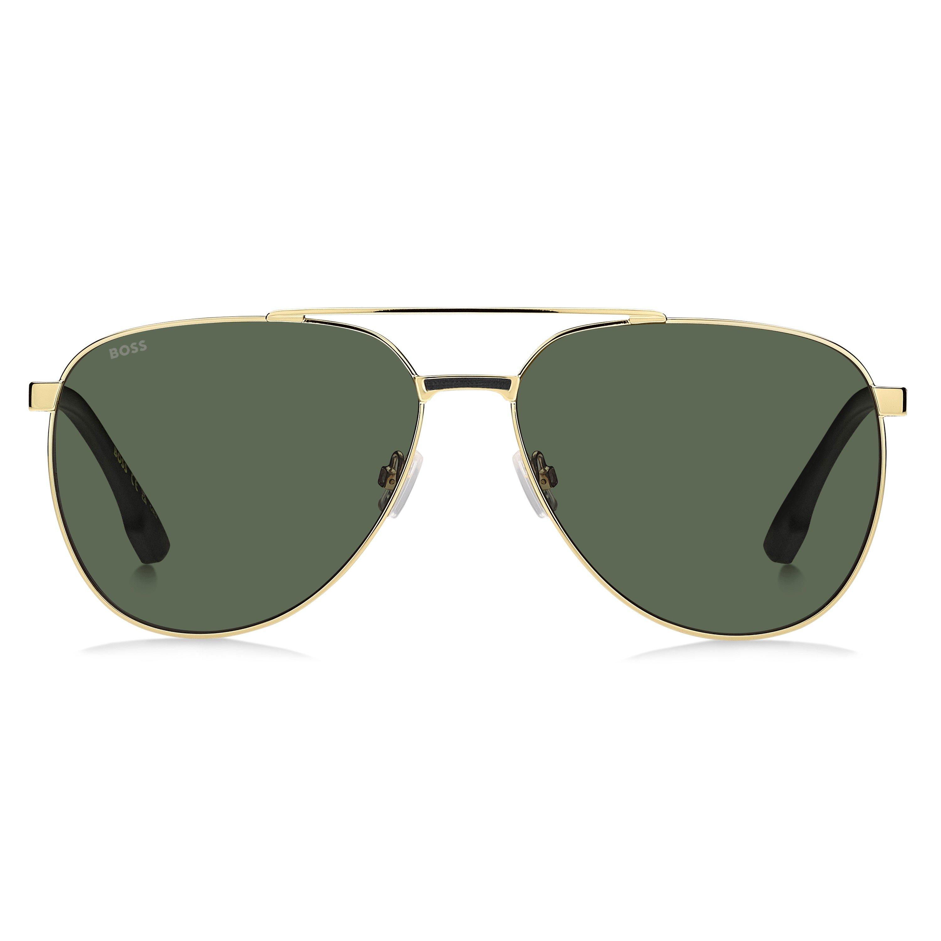 Gold - Boss - Men's Pilot Round Sunglasses - 2