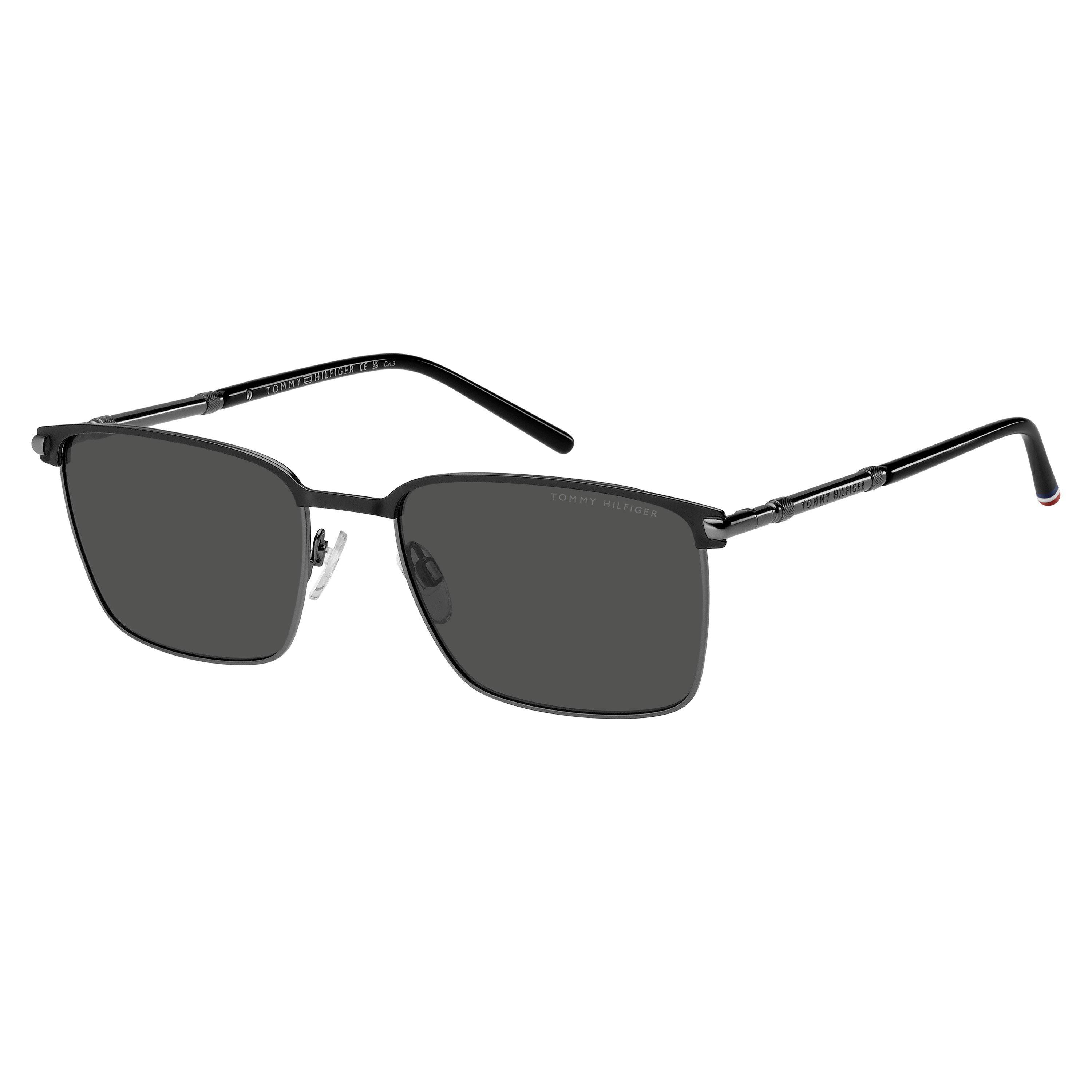 Tommy Hilfiger Men's Square Sunglasses - Dark Ruthenium