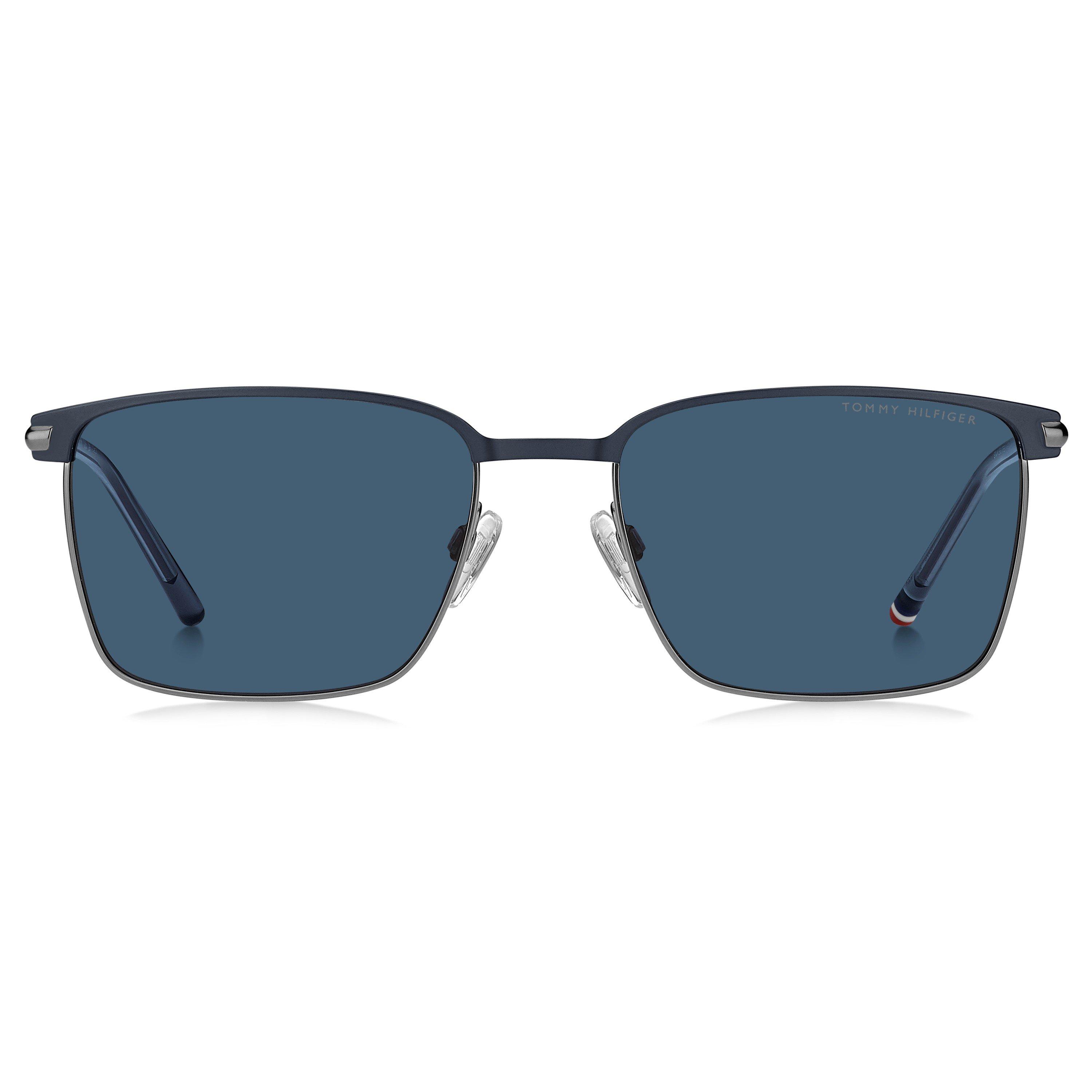 Blue Ruthenium - Tommy Hilfiger - Men's Square Sunglasses - 2