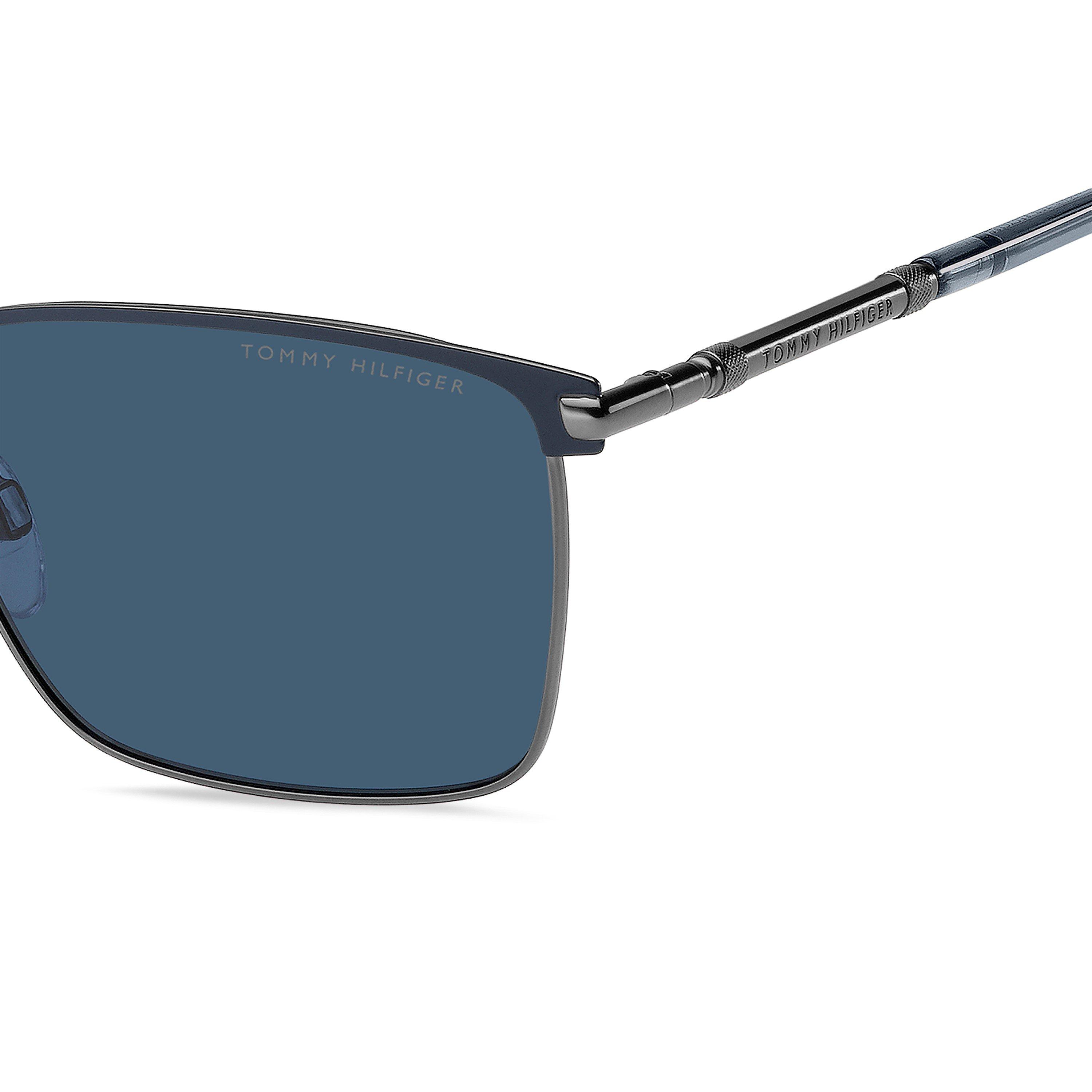 Blue Ruthenium - Tommy Hilfiger - Men's Square Sunglasses - 4