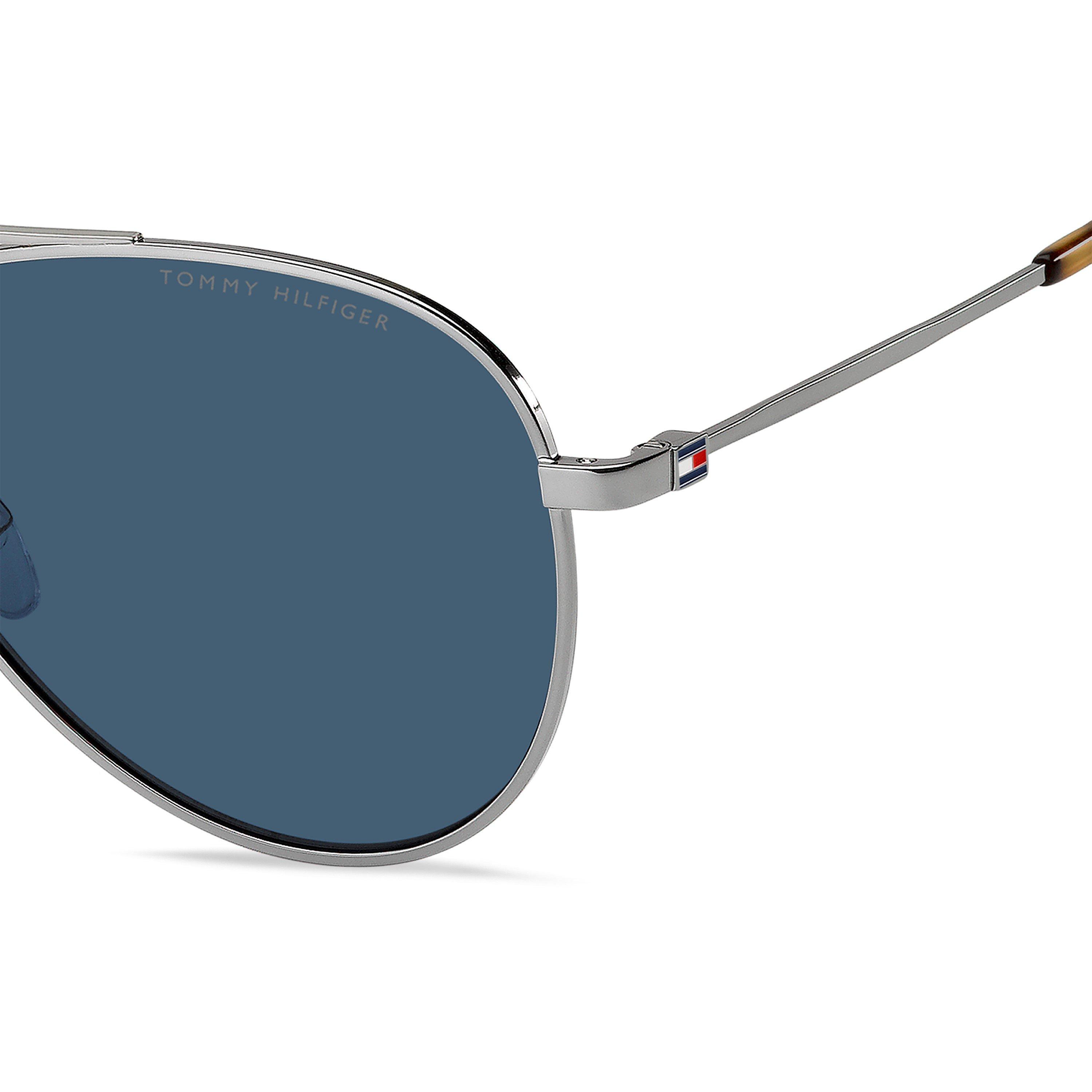 Ruthenium - Tommy Hilfiger - Men's Pilot Aviator Sunglasses - 4
