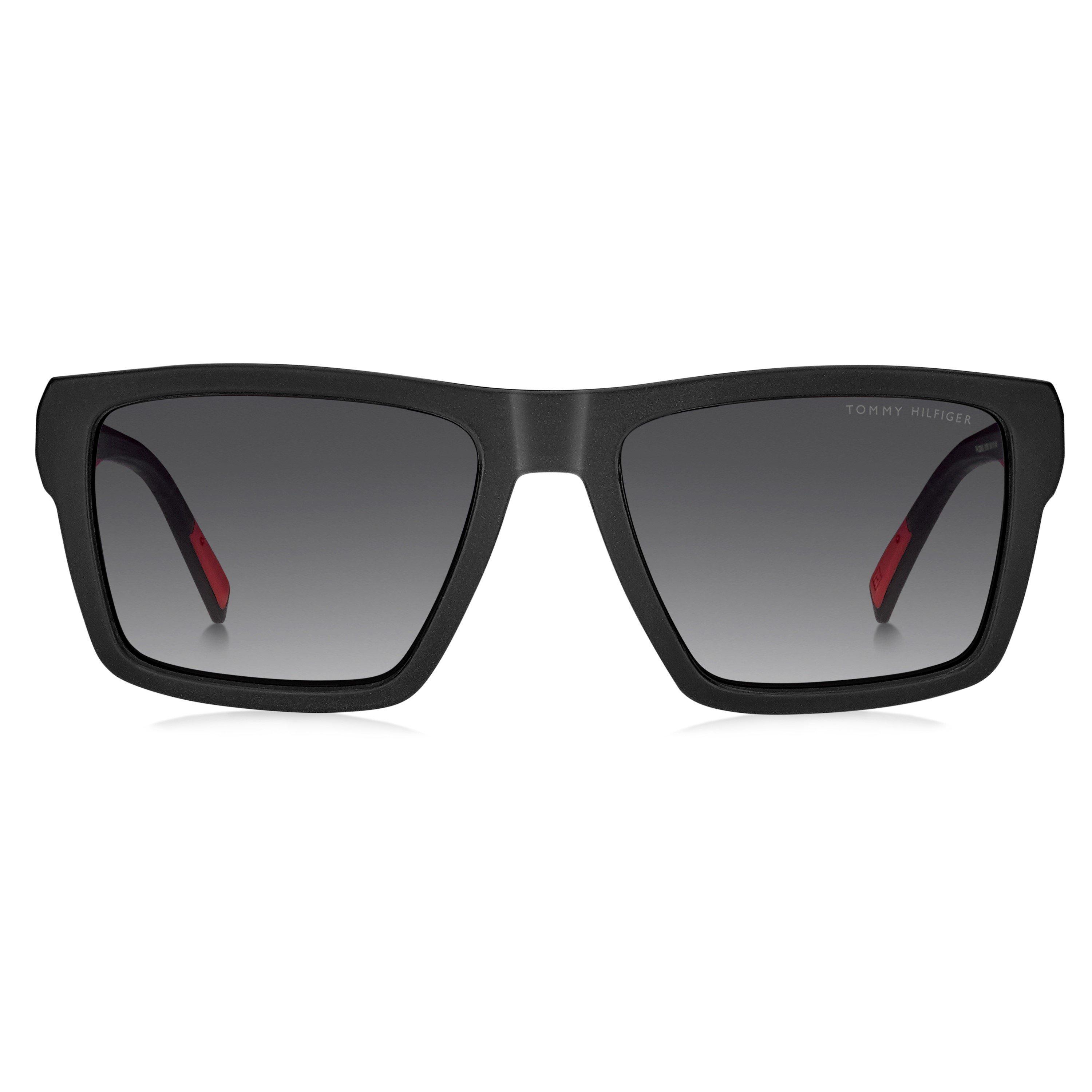 Black Red - Tommy Hilfiger - Hil Sun Sq SunGls Sn63 - 2