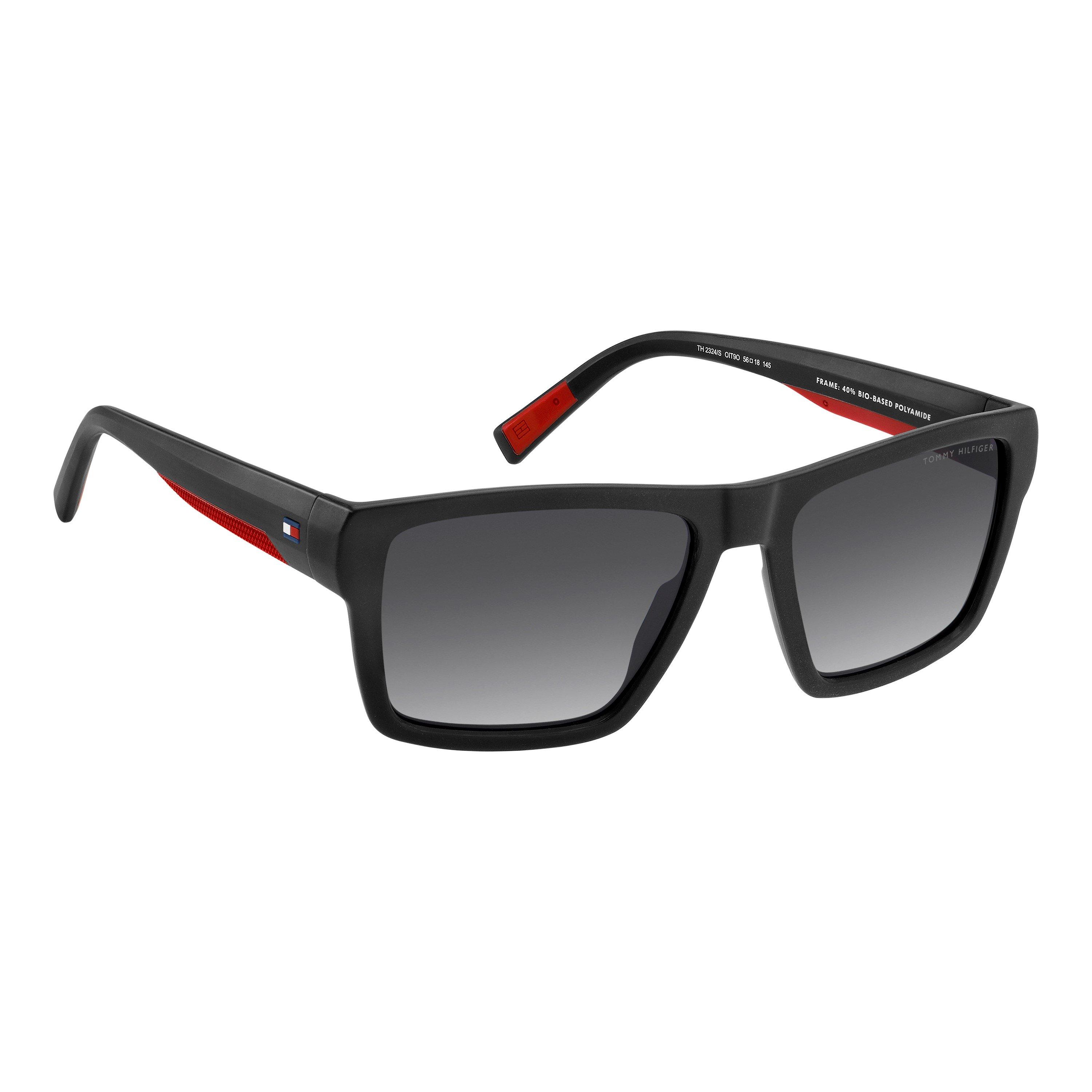 Black Red - Tommy Hilfiger - Hil Sun Sq SunGls Sn63 - 3
