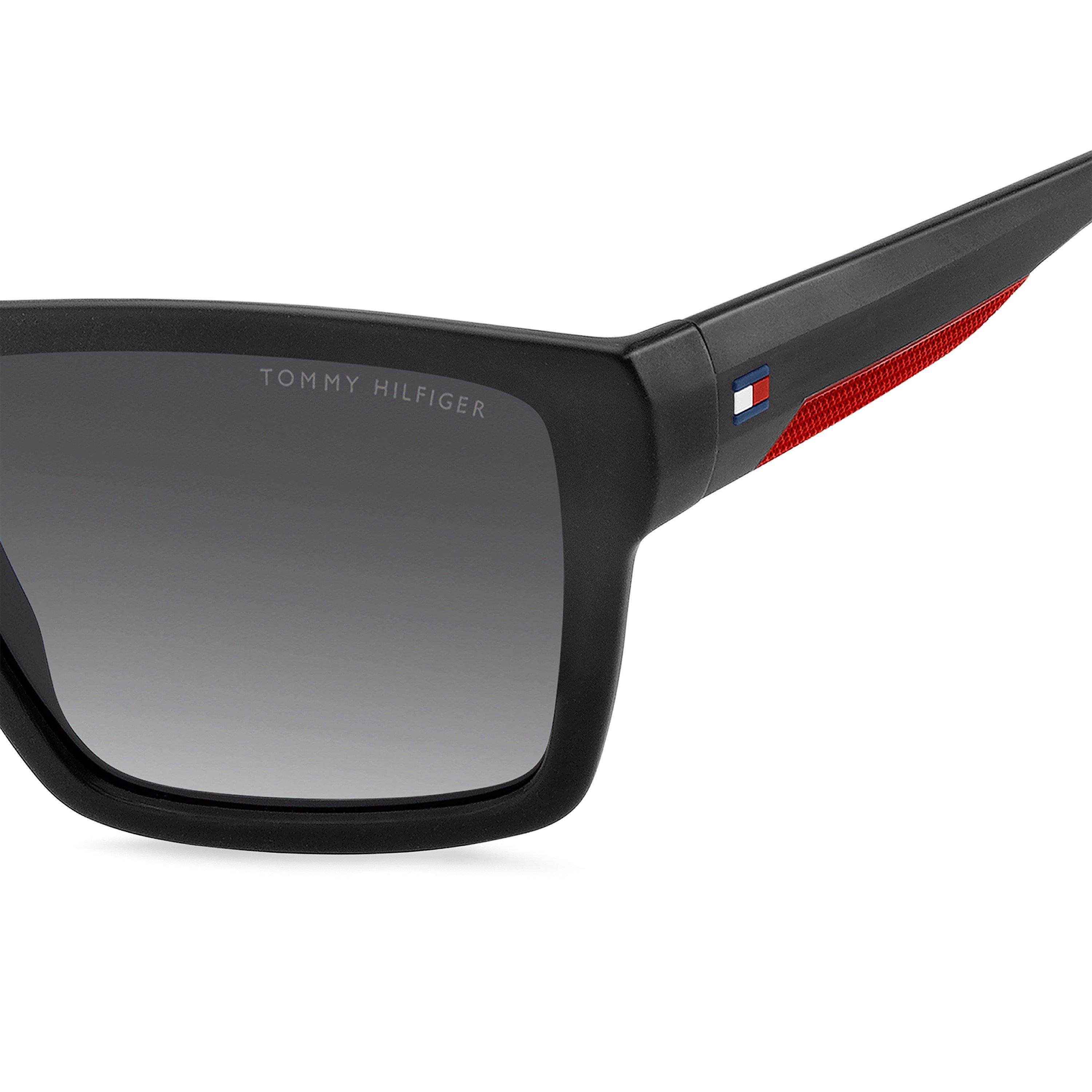 Black Red - Tommy Hilfiger - Hil Sun Sq SunGls Sn63 - 4