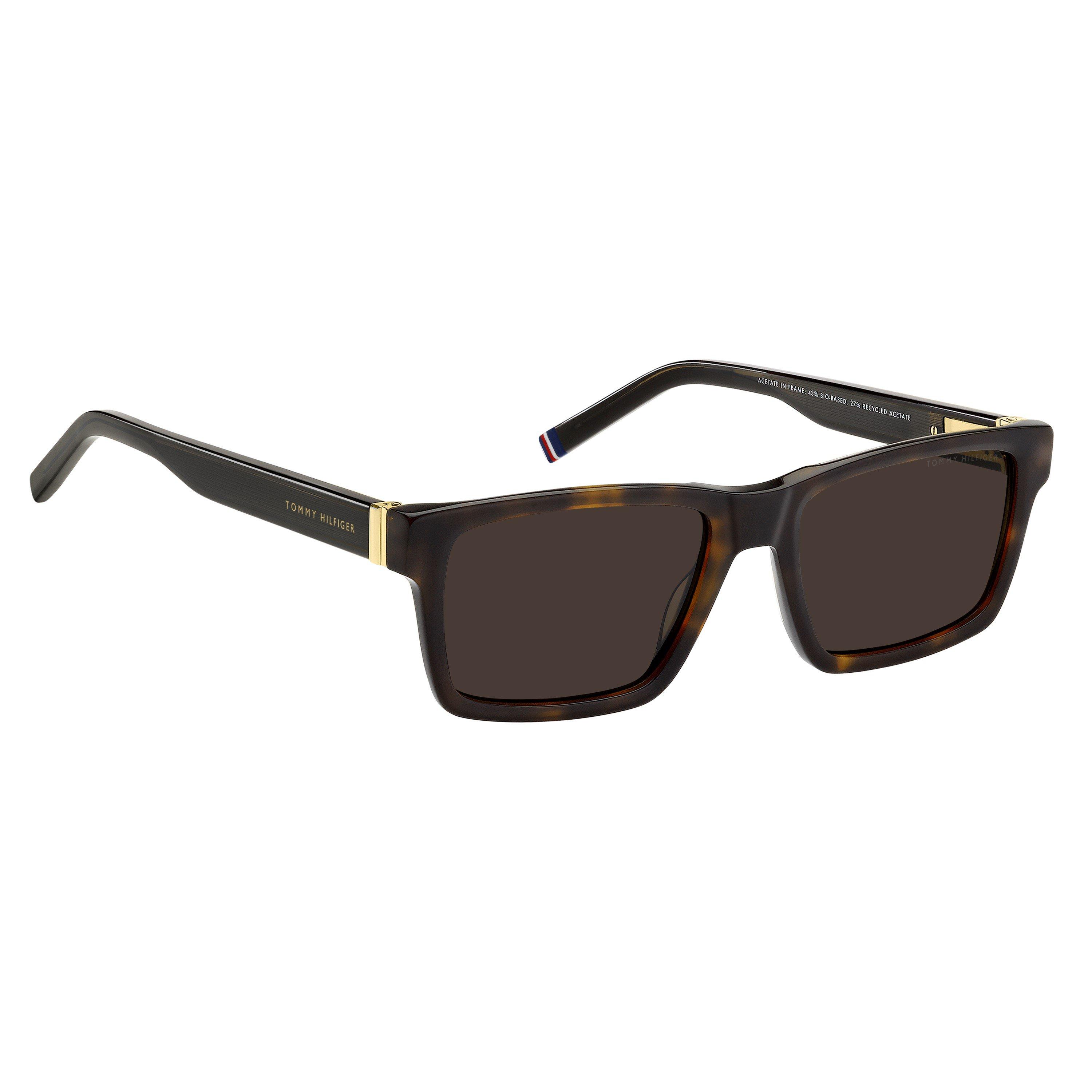 Havana - Tommy Hilfiger - Men's Rectangular Sunglasses - 3