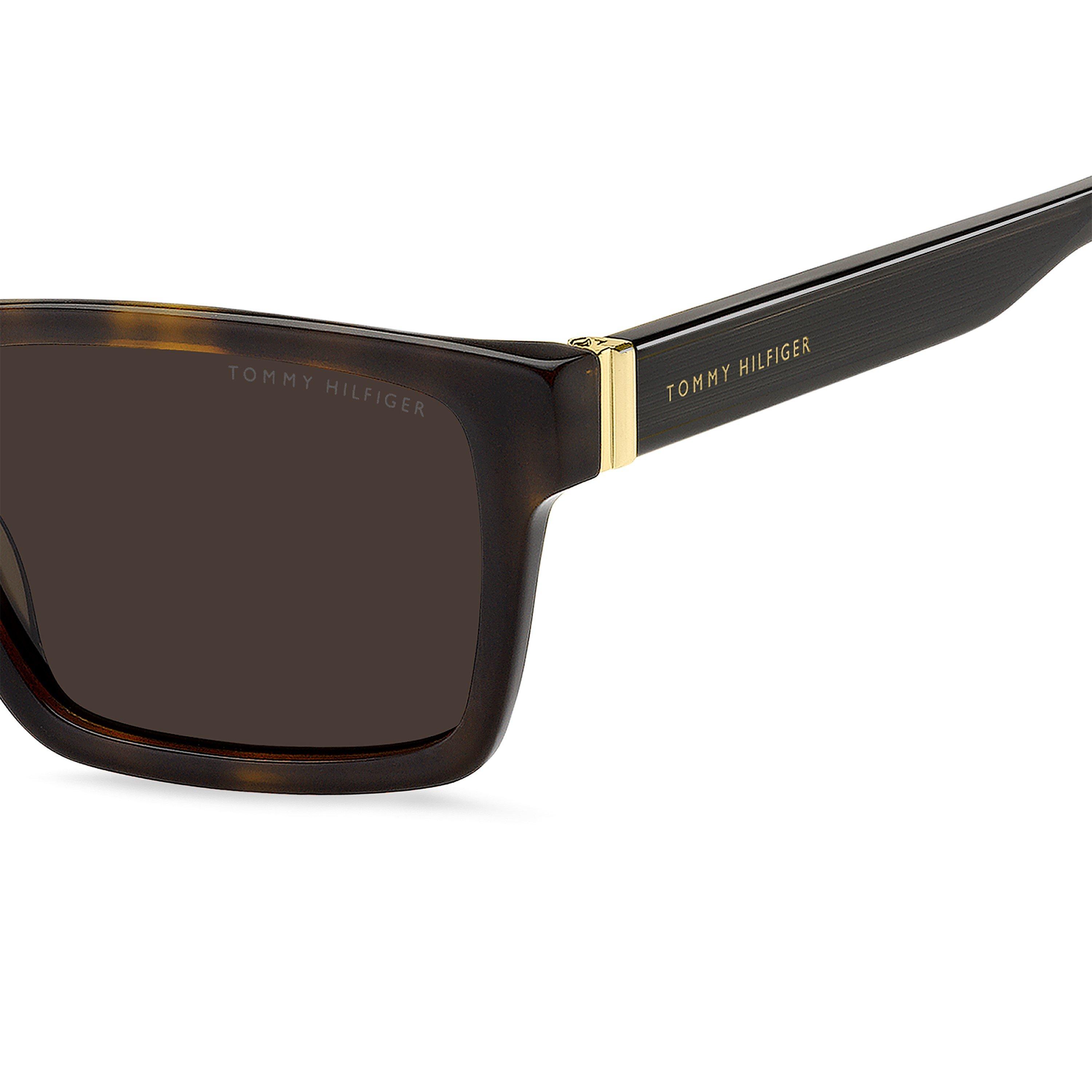 Havana - Tommy Hilfiger - Men's Rectangular Sunglasses - 4