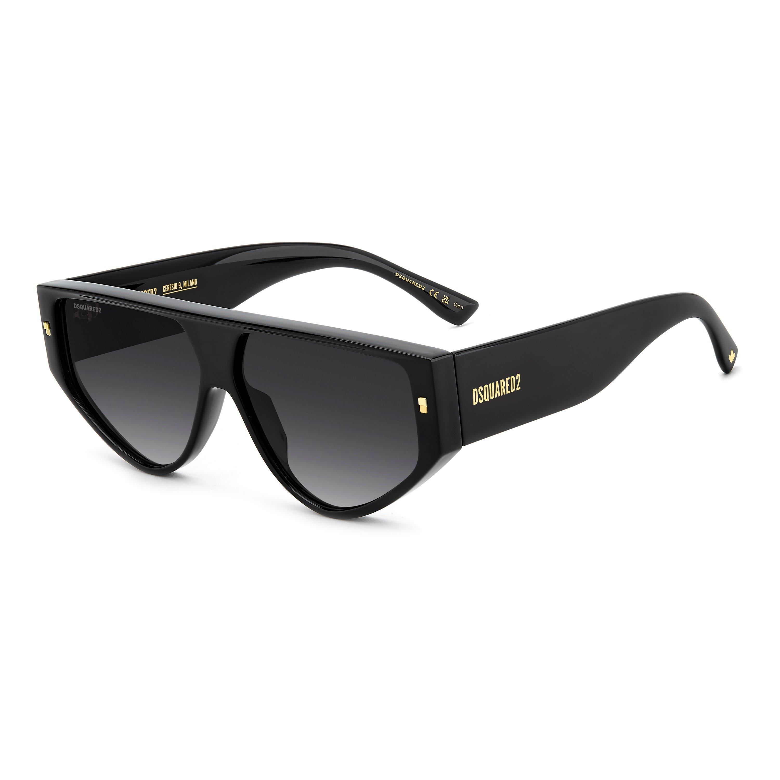 Black - DSquared2 - DSQ Sun Flat T SunGl Sn63 - 1