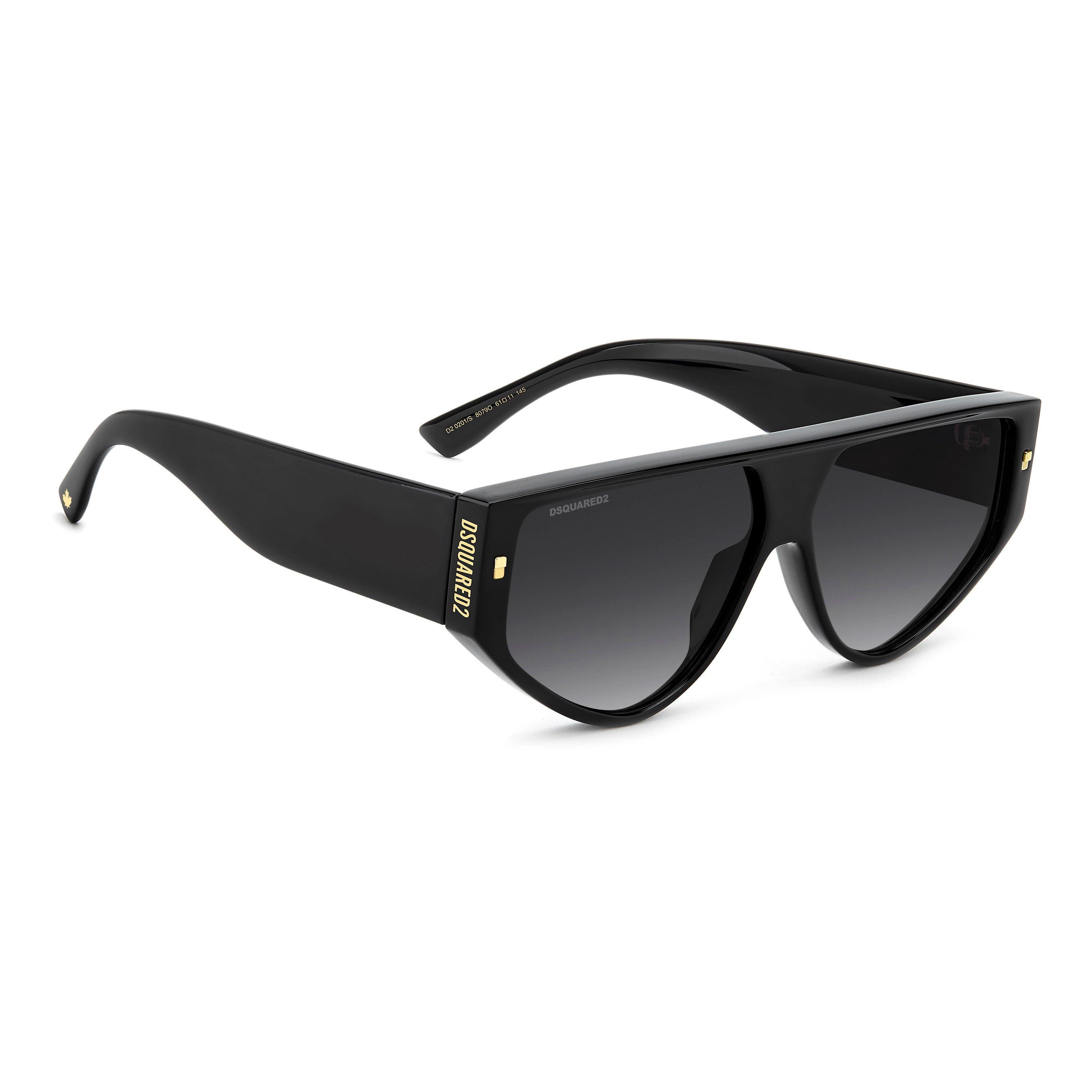 Black - DSquared2 - DSQ Sun Flat T SunGl Sn63 - 3