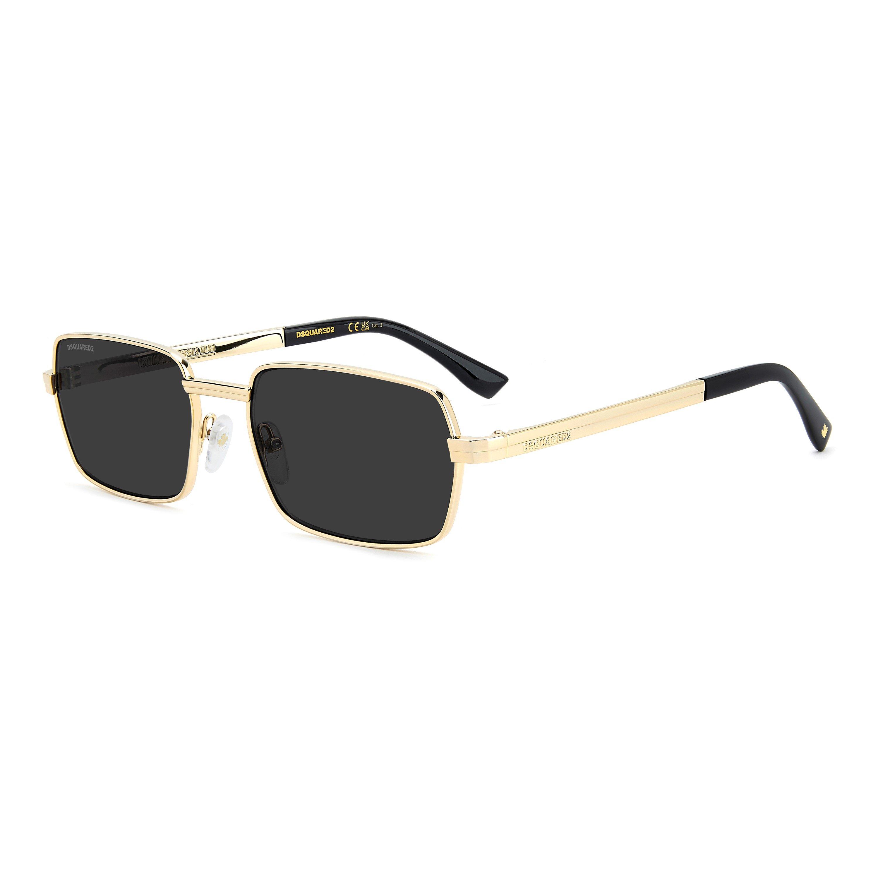 Dsquared2 Men's Rectangular Sunglasses - Gold