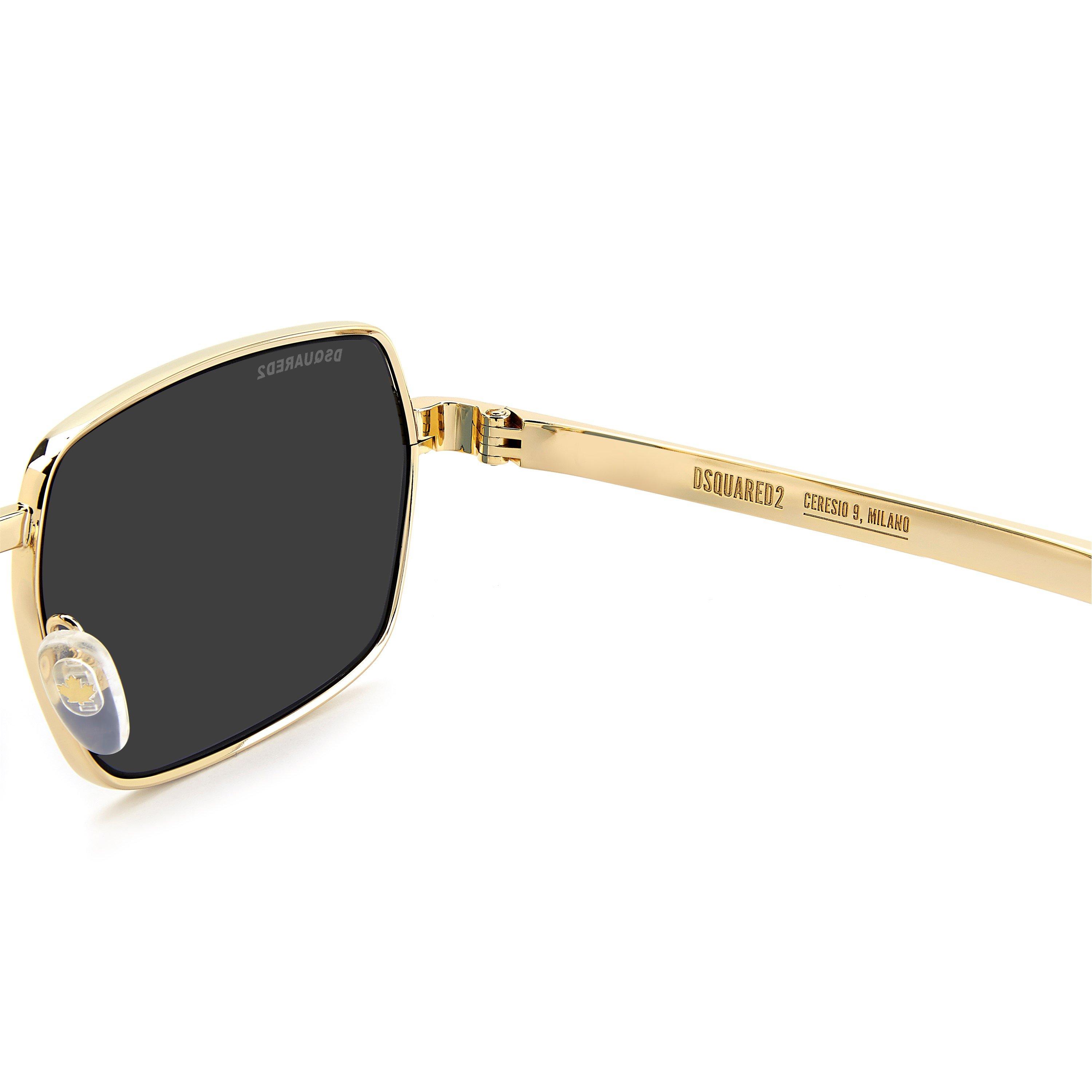 Gold - DSquared2 - DSQ Sun Rectangular Sn63 - 5