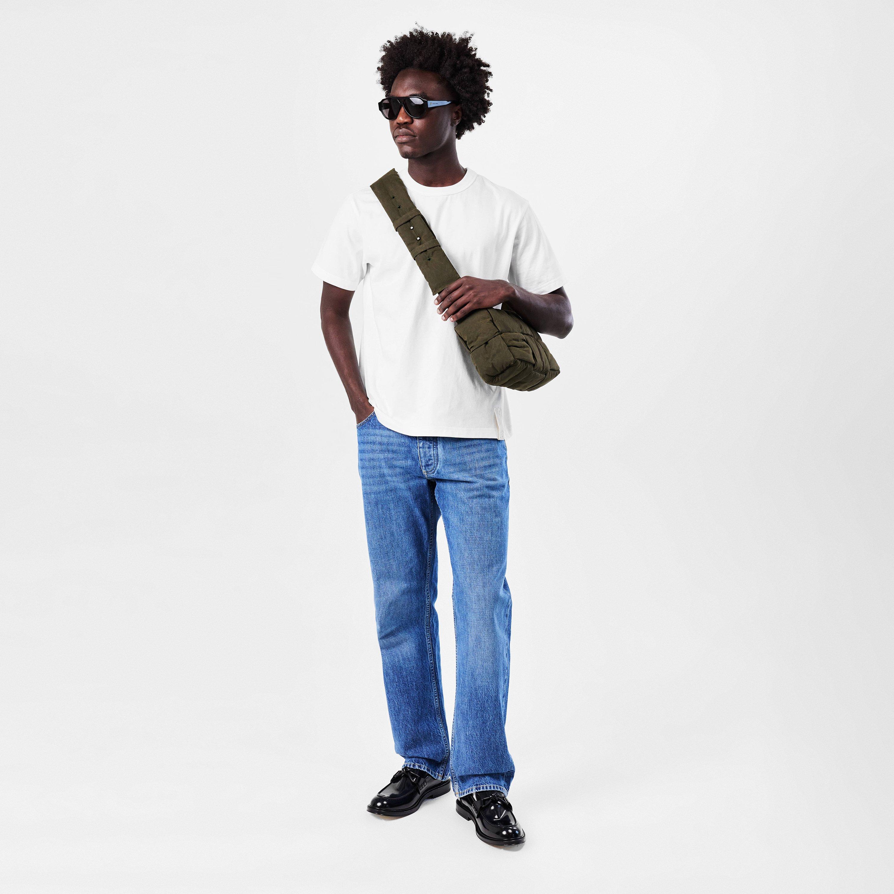 Olive-Silver - Bottega Veneta - Medium Acro Padded Camera Bag - 7