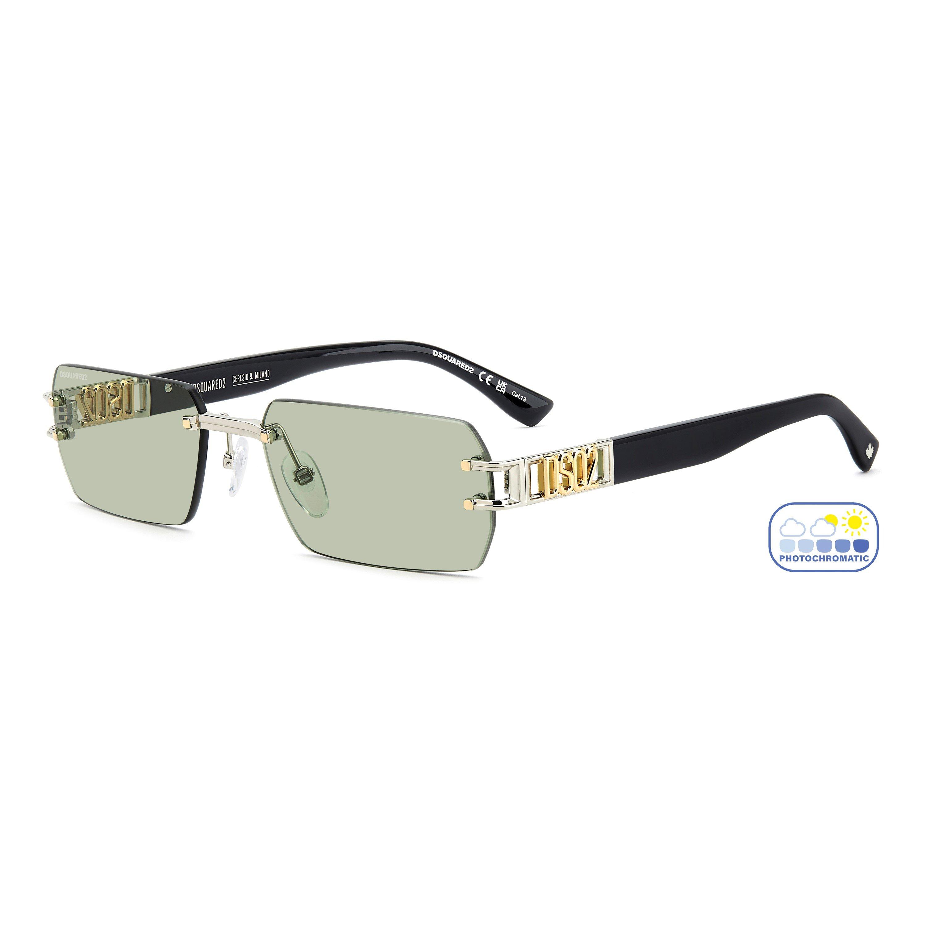 Gold Palladium - DSquared2 - DSQ Sun Rimless Sun Sn63 - 1