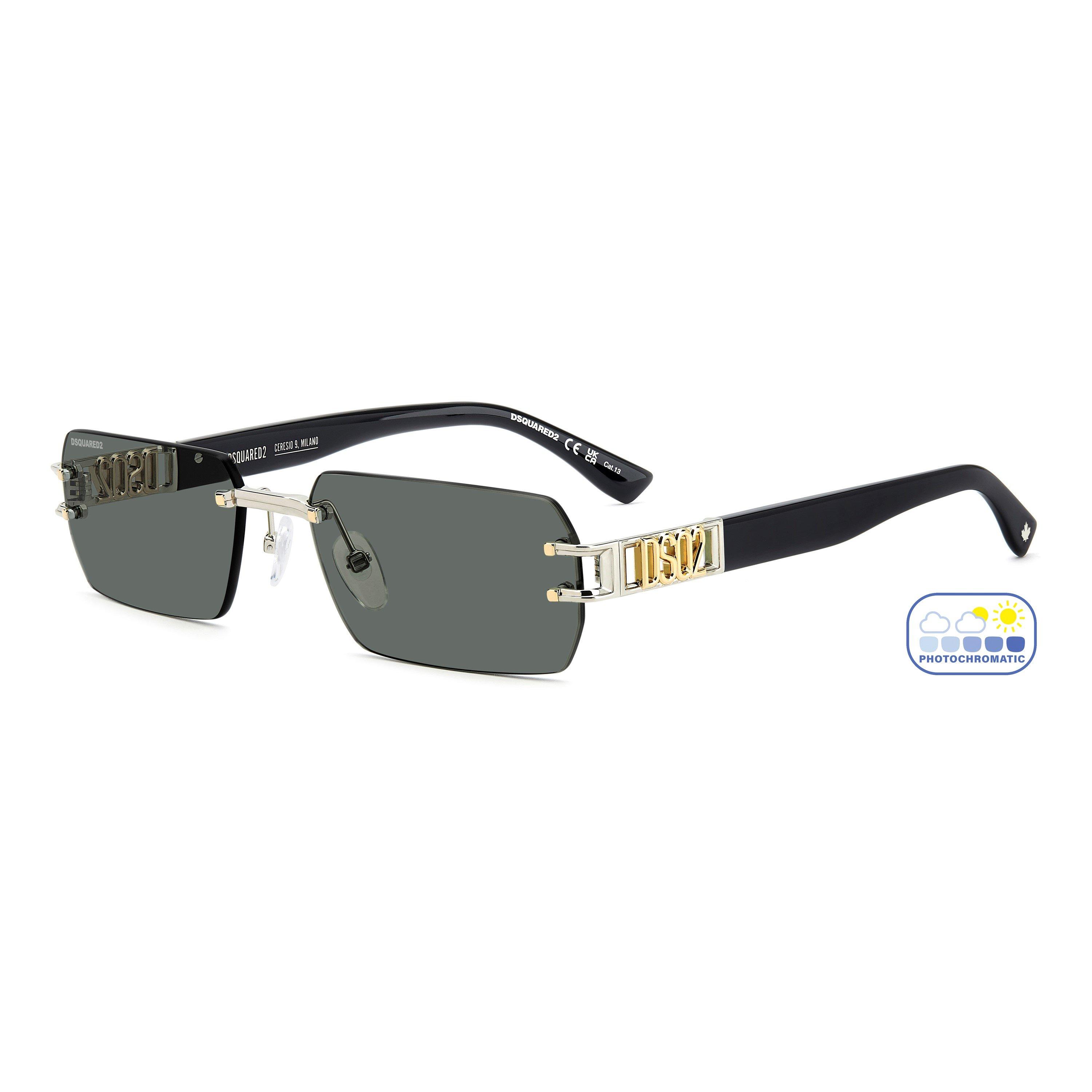 Gold Palladium - DSquared2 - DSQ Sun Rimless Sun Sn63 - 2