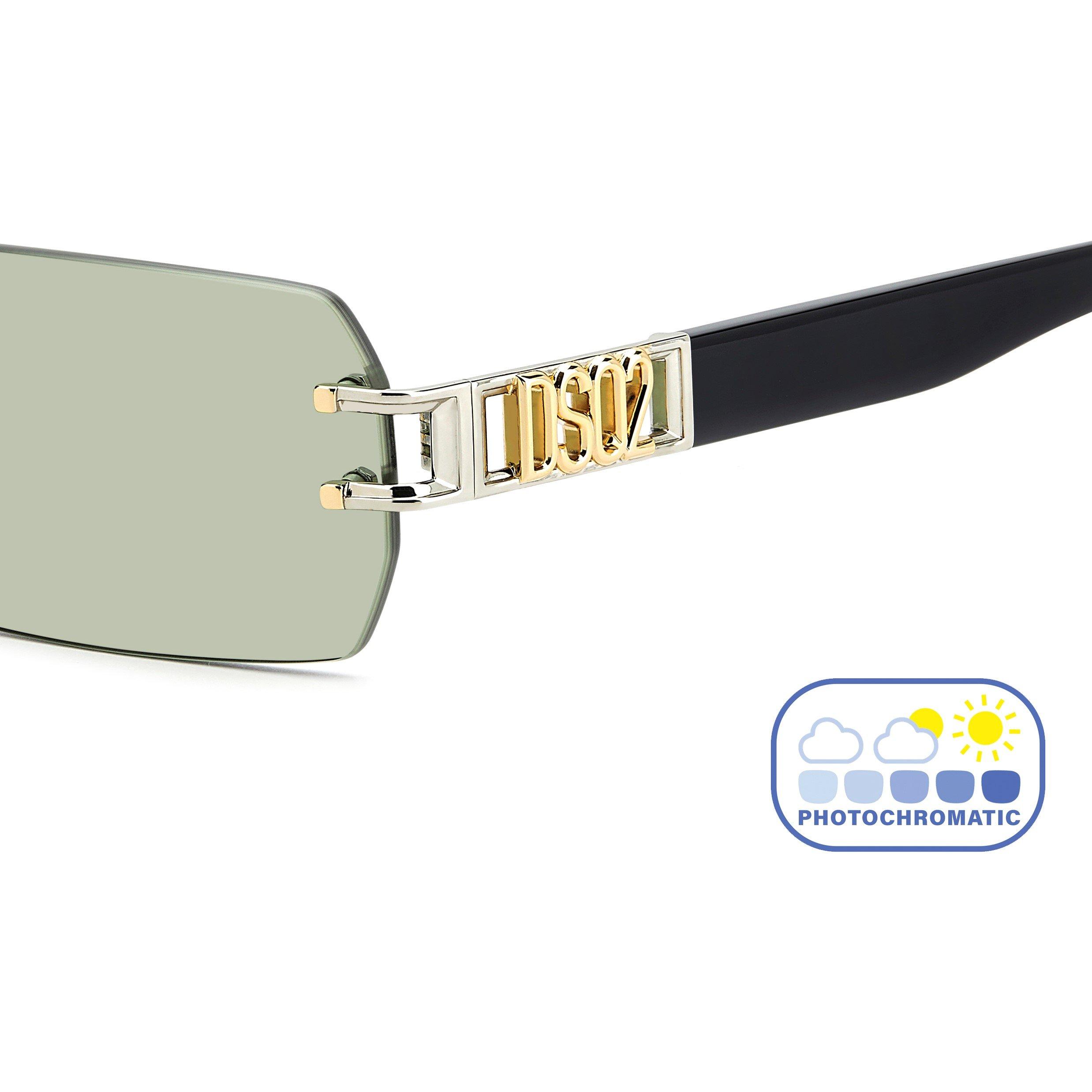 Gold Palladium - DSquared2 - DSQ Sun Rimless Sun Sn63 - 4