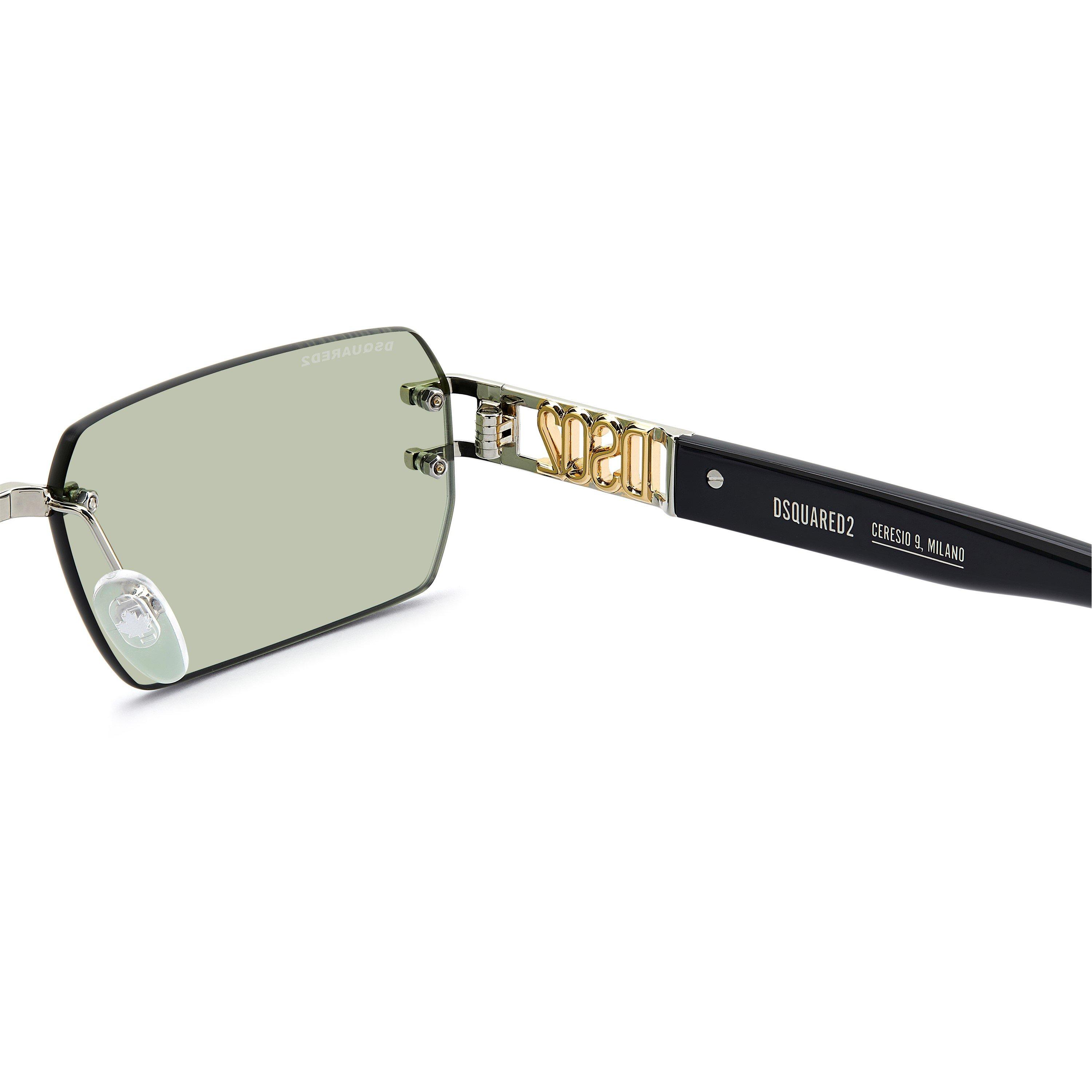 Gold Palladium - DSquared2 - DSQ Sun Rimless Sun Sn63 - 6