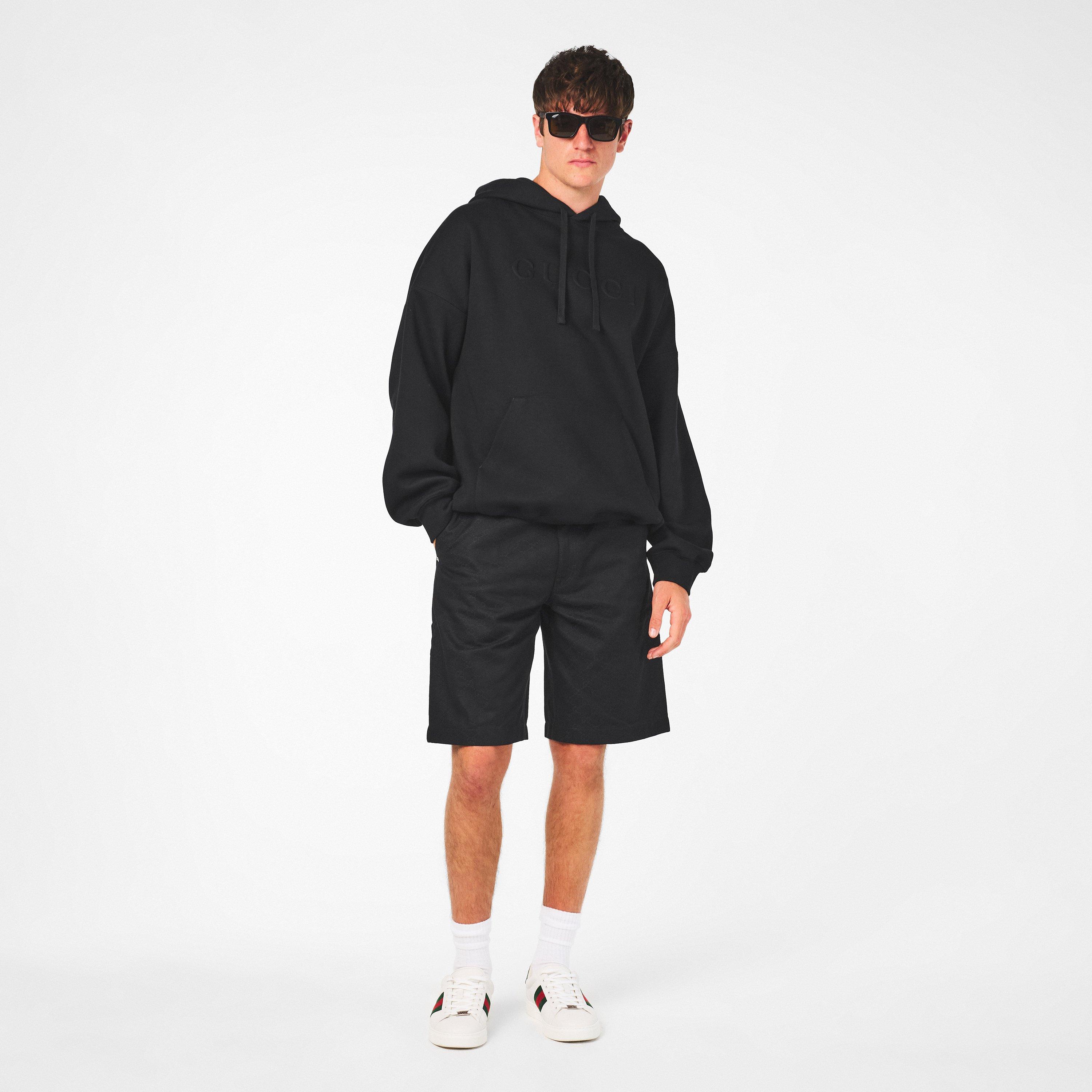 Black - Gucci - Web Sunglasses. - 5