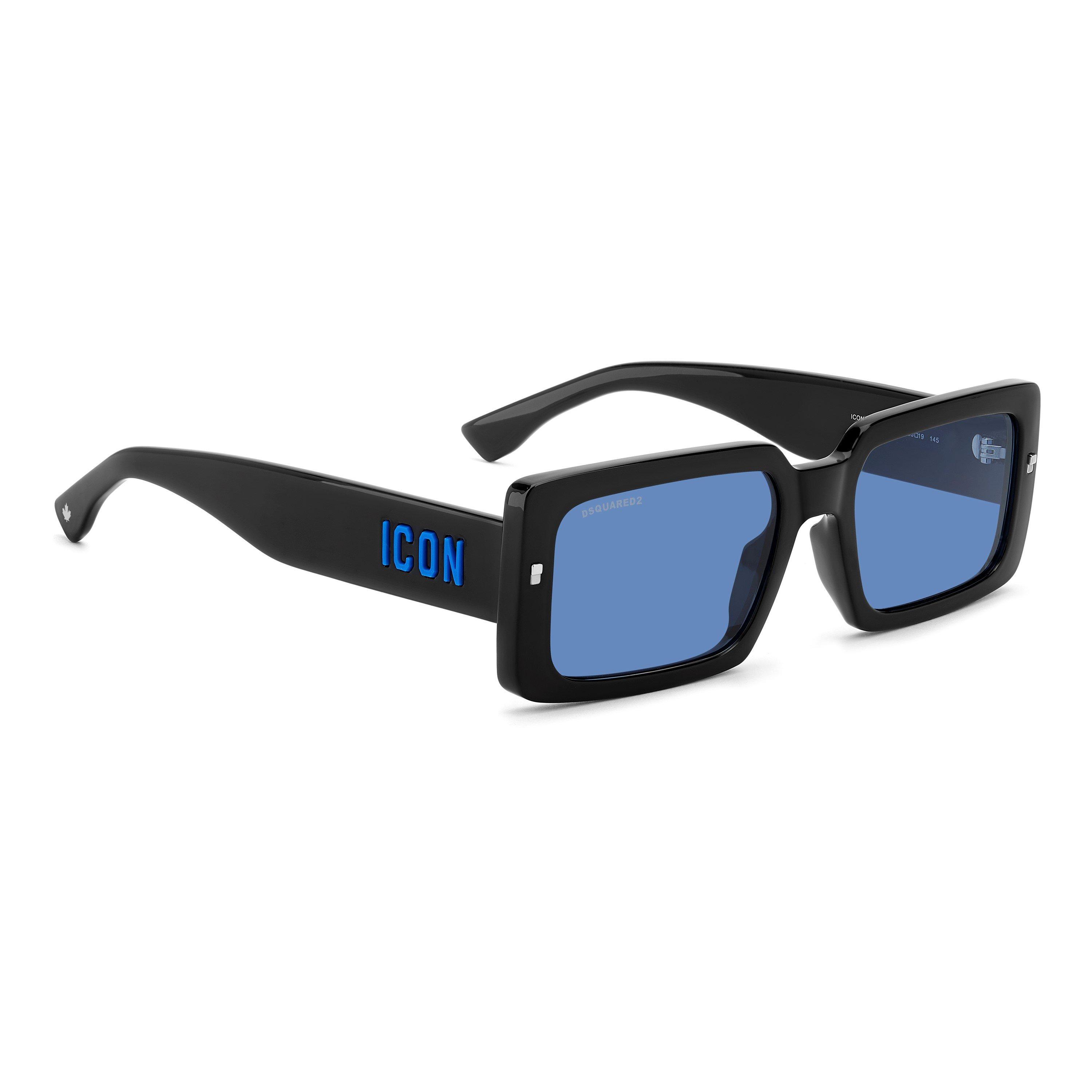 Black Azure - DSquared2 - DSQ Sun Rectangular Sn63 - 3