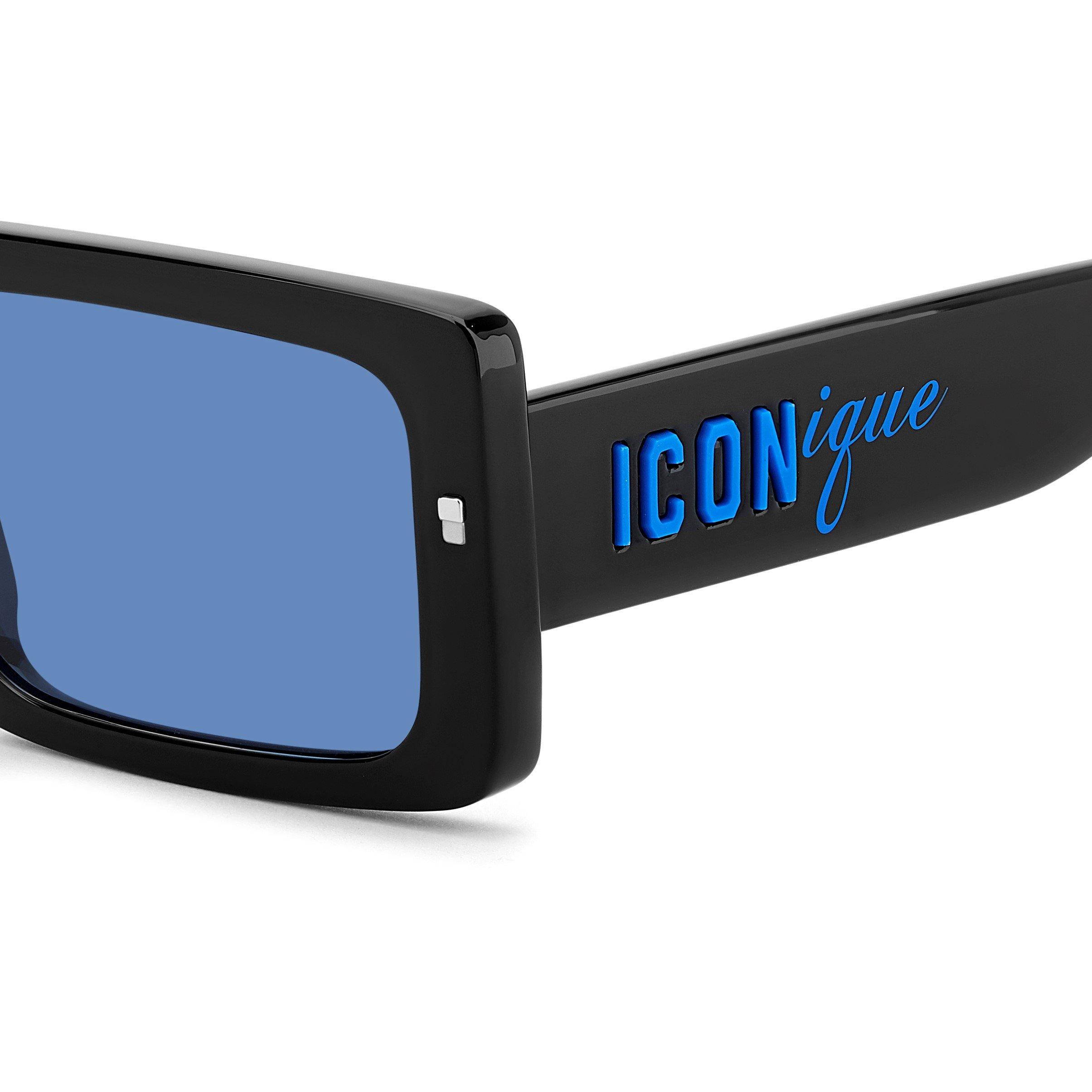 Black Azure - DSquared2 - DSQ Sun Rectangular Sn63 - 5