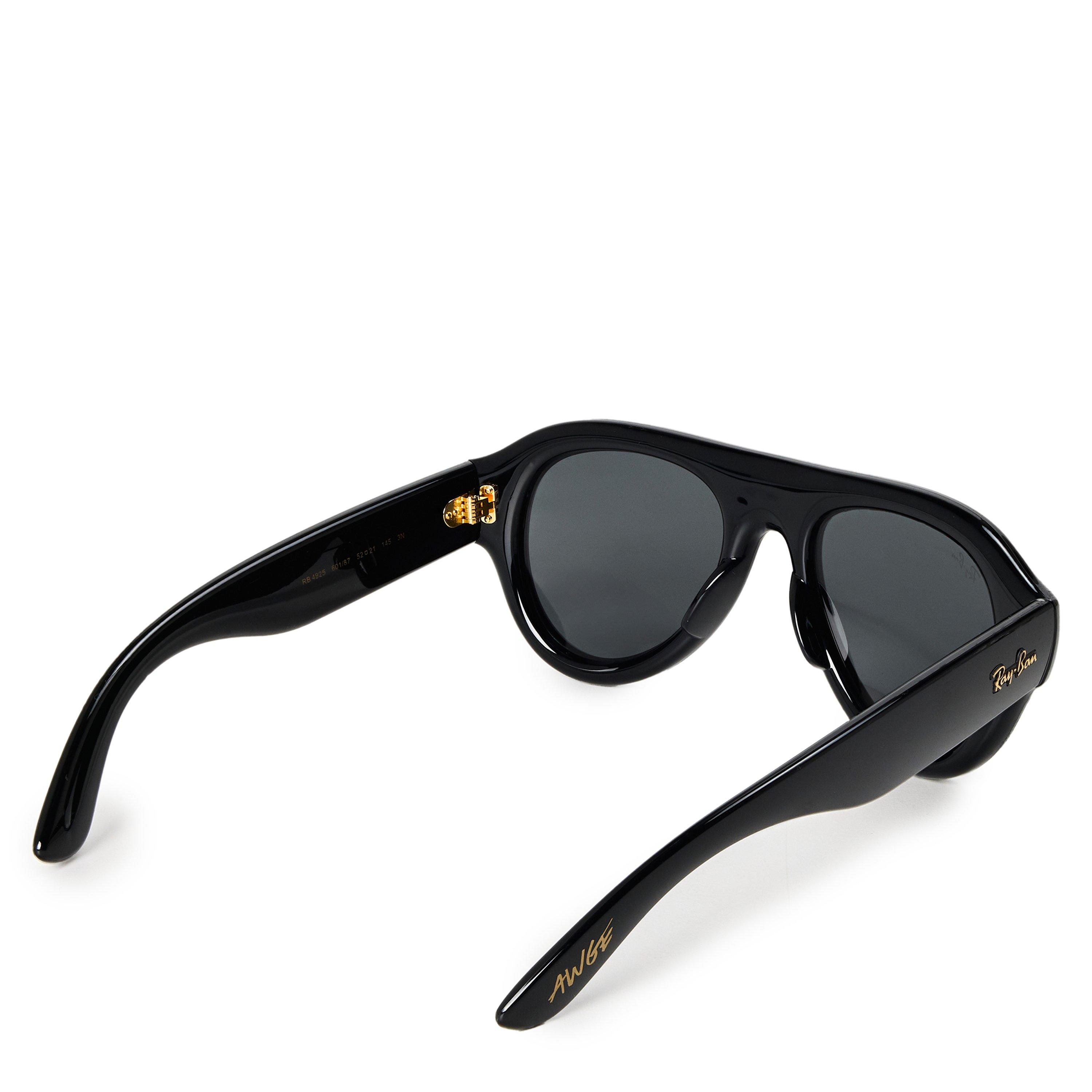 Black/Dark Grey - Ray-Ban - Pilot Puffer Aviator Sunglasses - 2