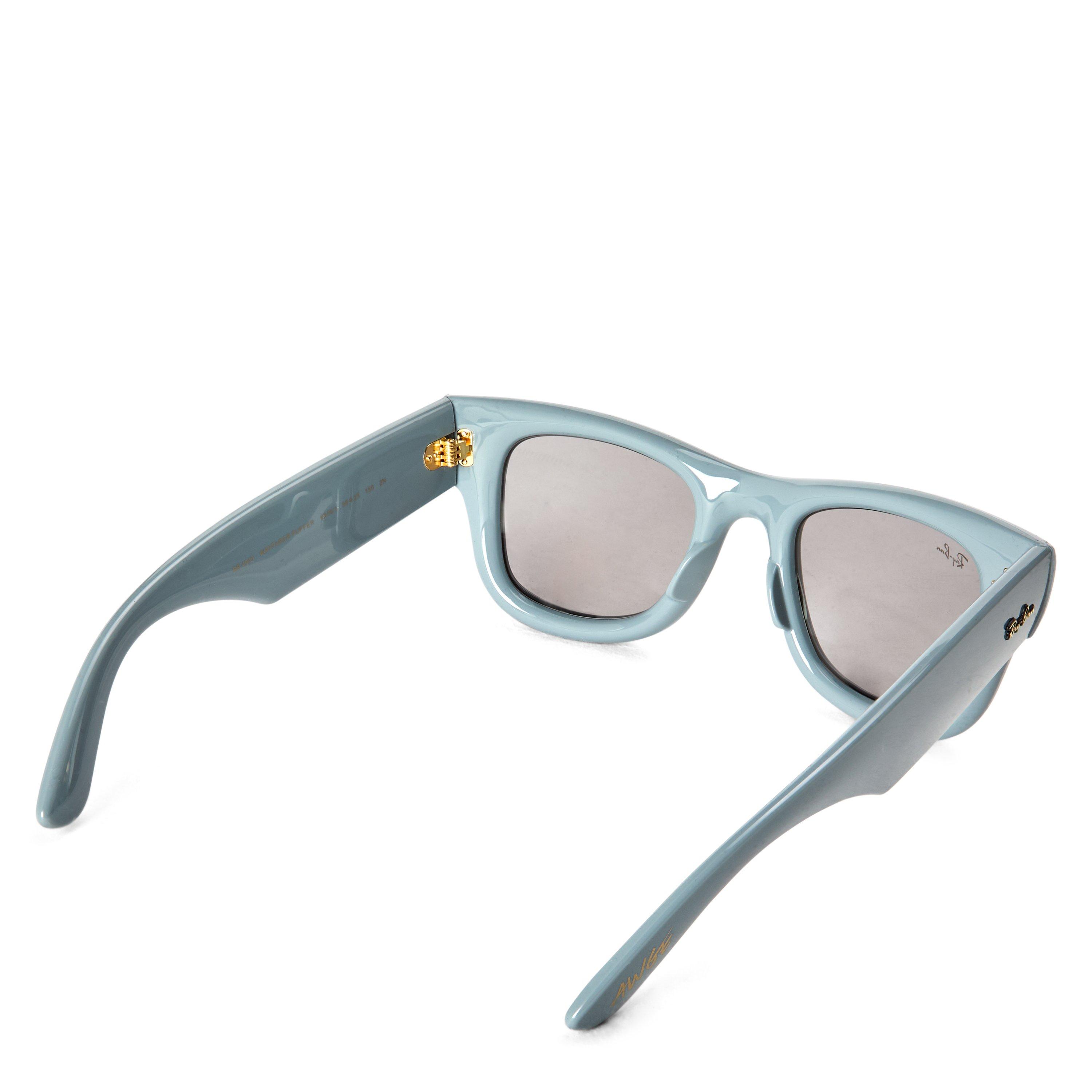 Solid Grey/Grey - Ray-Ban - Wayfarer Puffer Sunglasses - 2