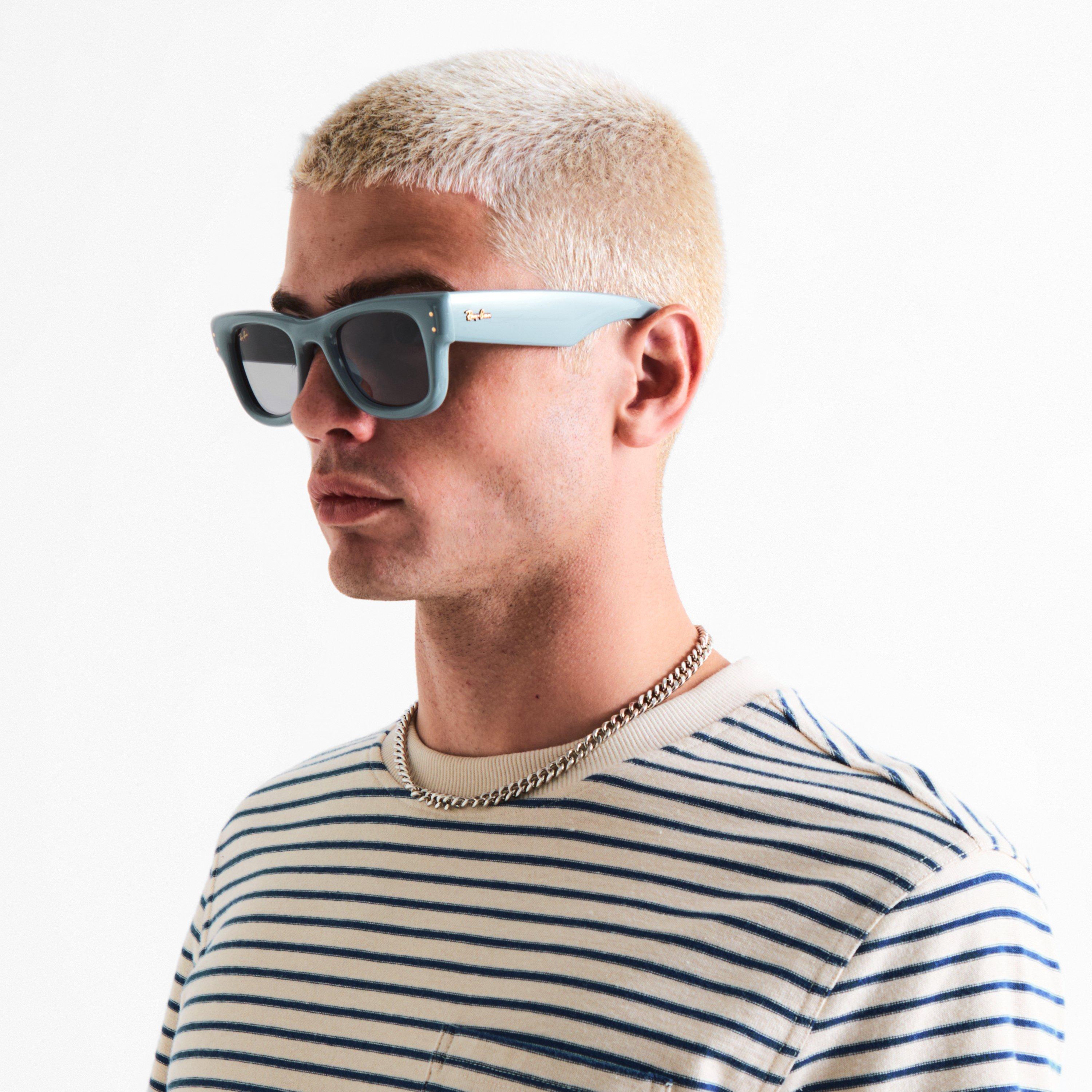 Solid Grey/Grey - Ray-Ban - Wayfarer Puffer Sunglasses - 3