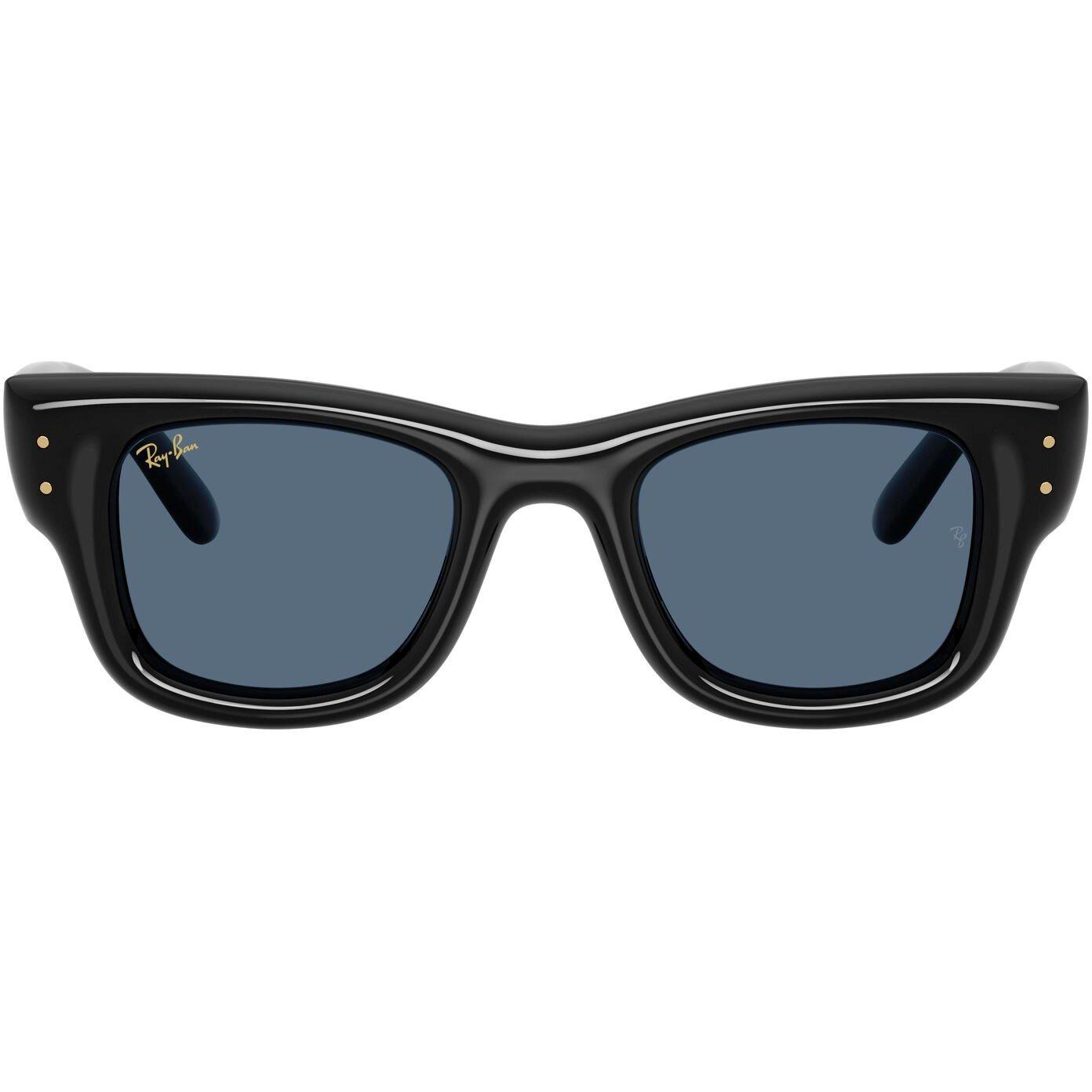 Black/Dark Blue - Ray-Ban - Wayfarer Puffer Sunglasses - 2