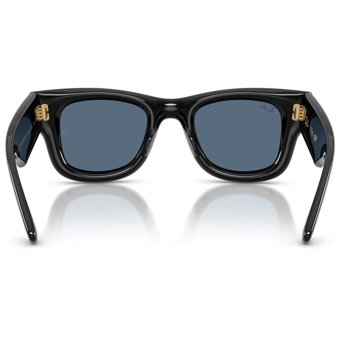 Black/Dark Blue - Ray-Ban - Wayfarer Puffer Sunglasses - 5