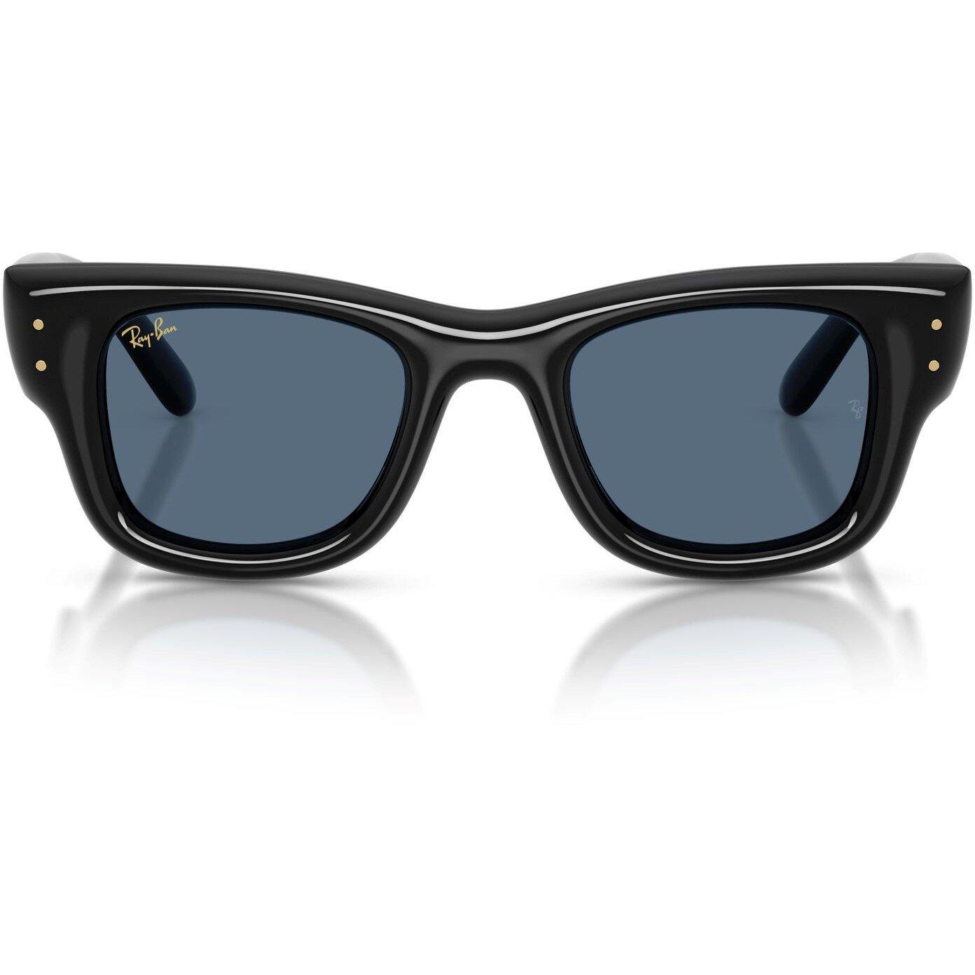 Black/Dark Blue - Ray-Ban - Wayfarer Puffer Sunglasses - 7