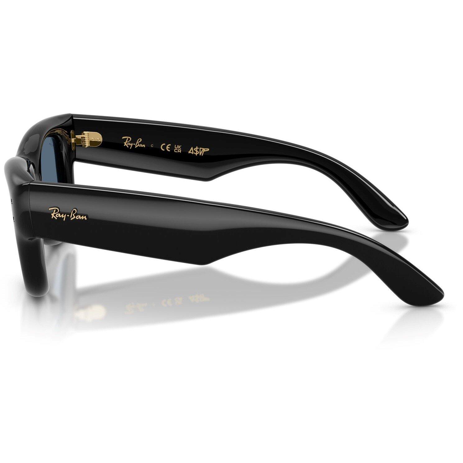 Black/Dark Blue - Ray-Ban - Wayfarer Puffer Sunglasses - 8