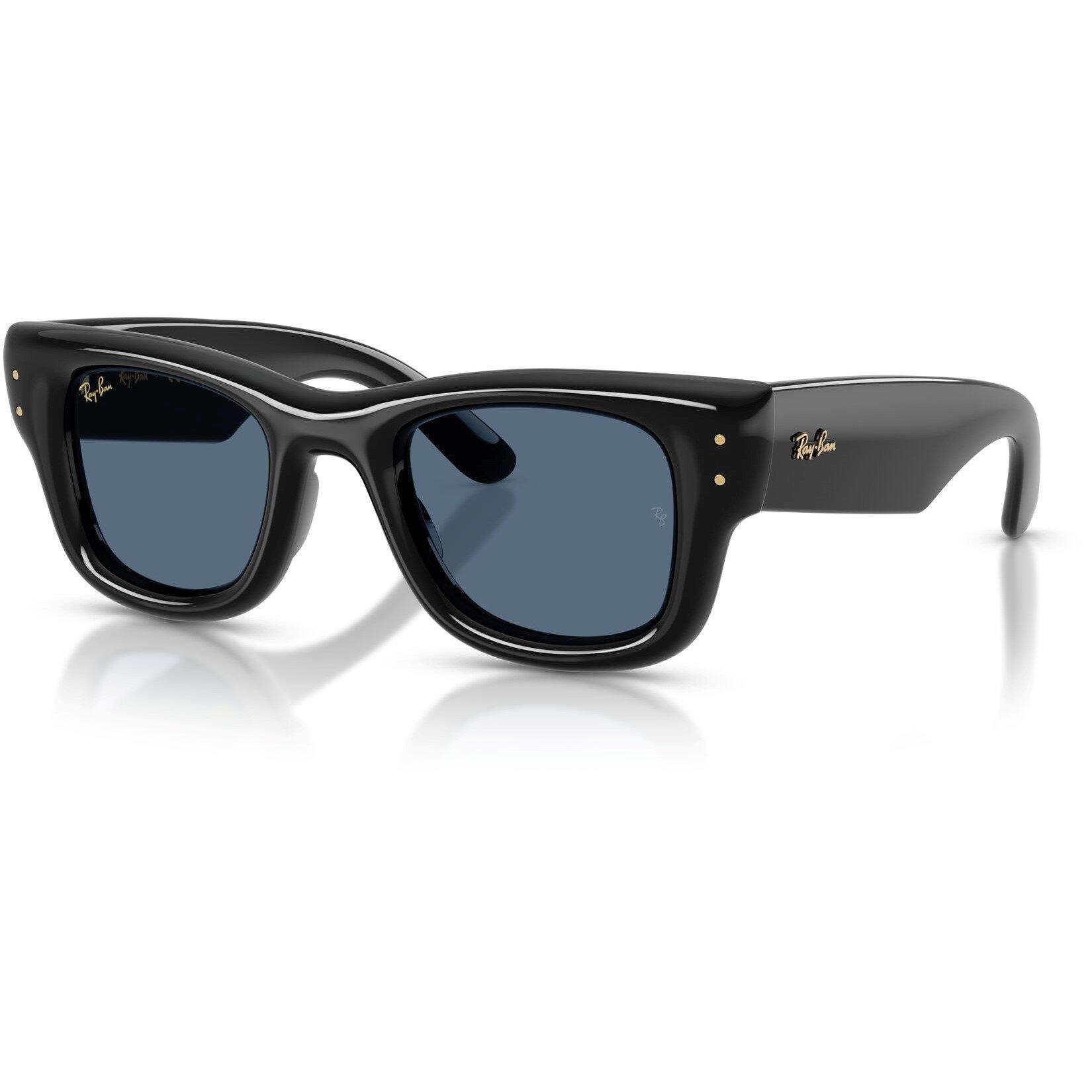 Black/Dark Blue - Ray-Ban - Wayfarer Puffer Sunglasses - 9