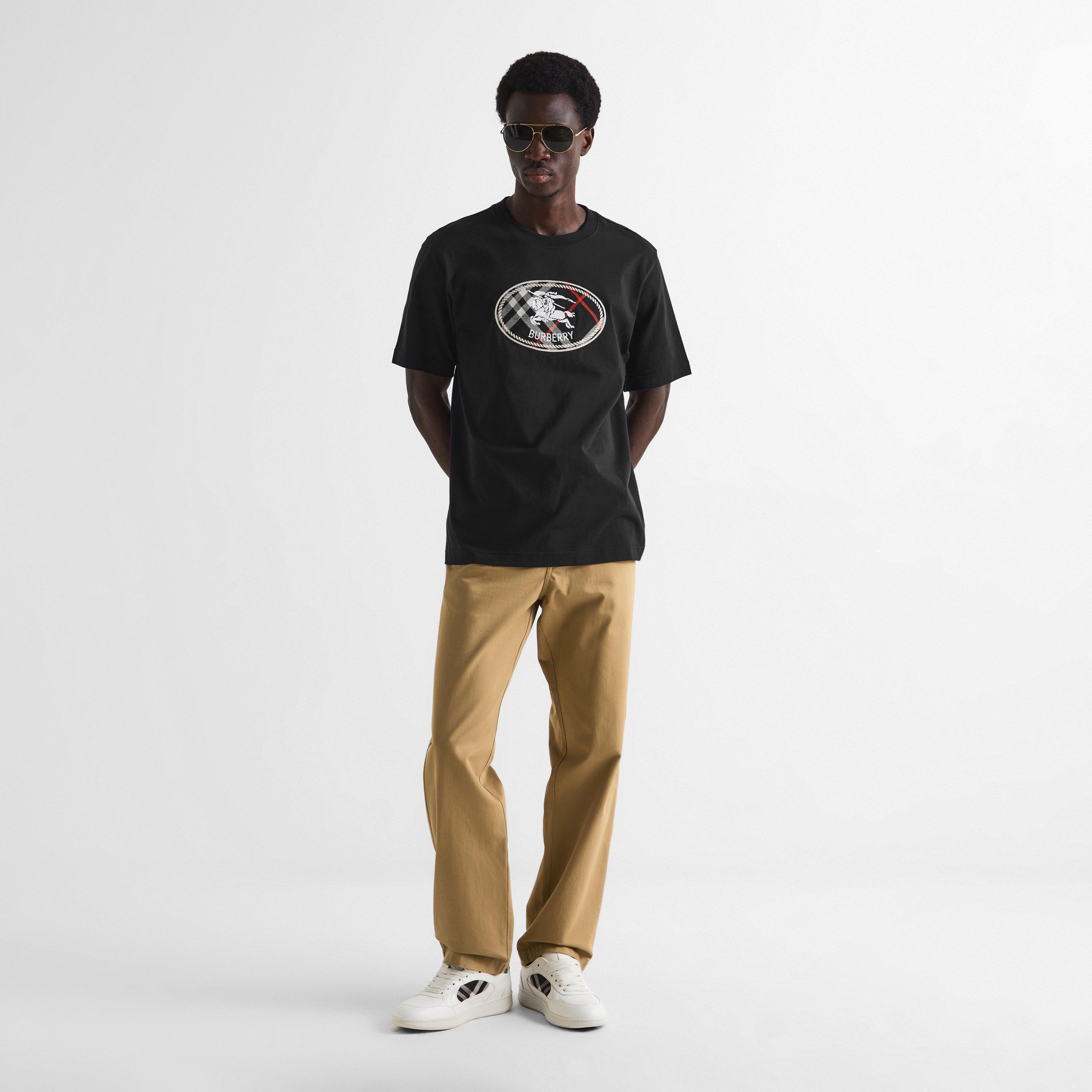 Light Gold/Grey - Burberry - Men's 0BE3172 Aviator Sunglasses - 6