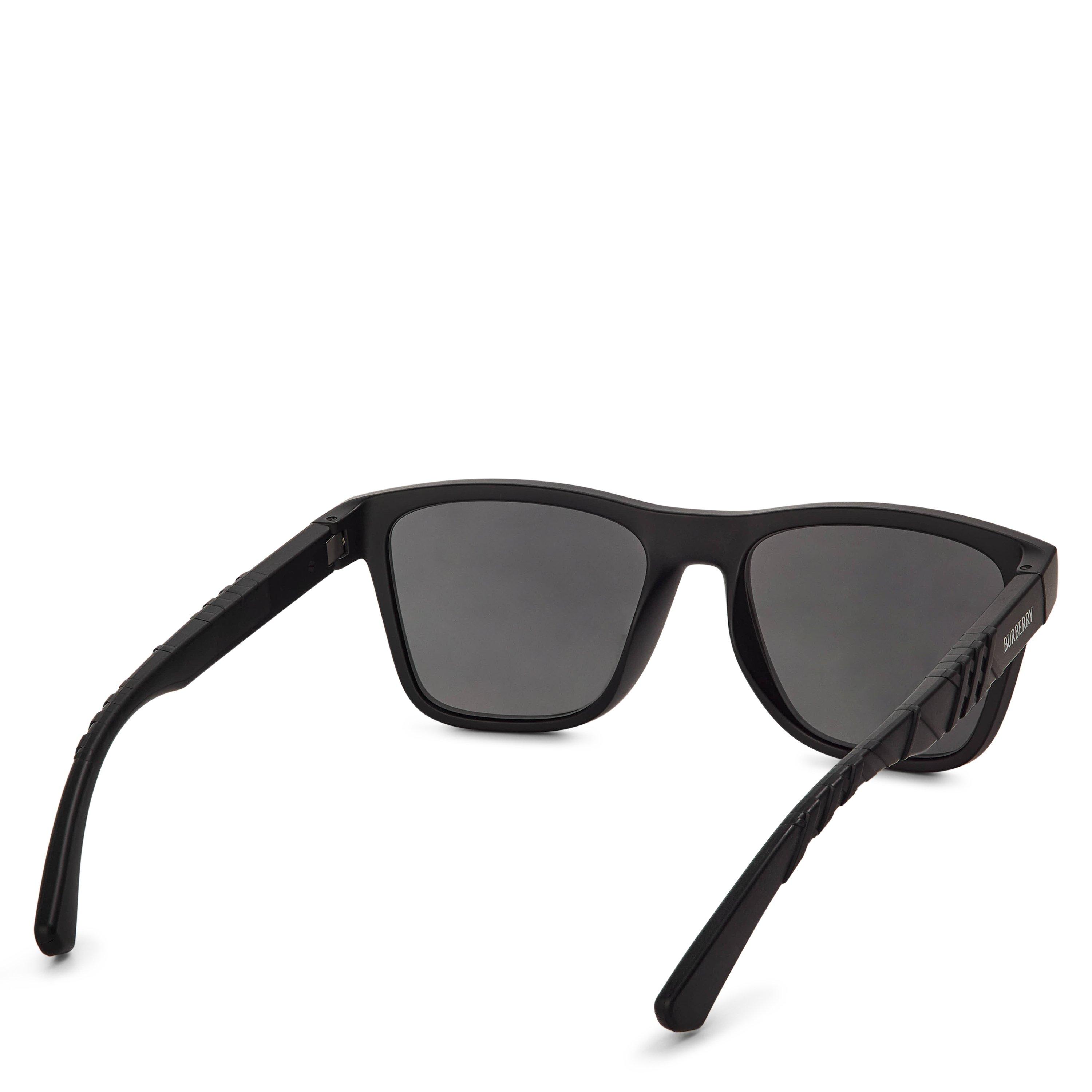 Black/Dark Grey - Burberry - Men's 0BE4482U Wayfarer Sunglasses - 2
