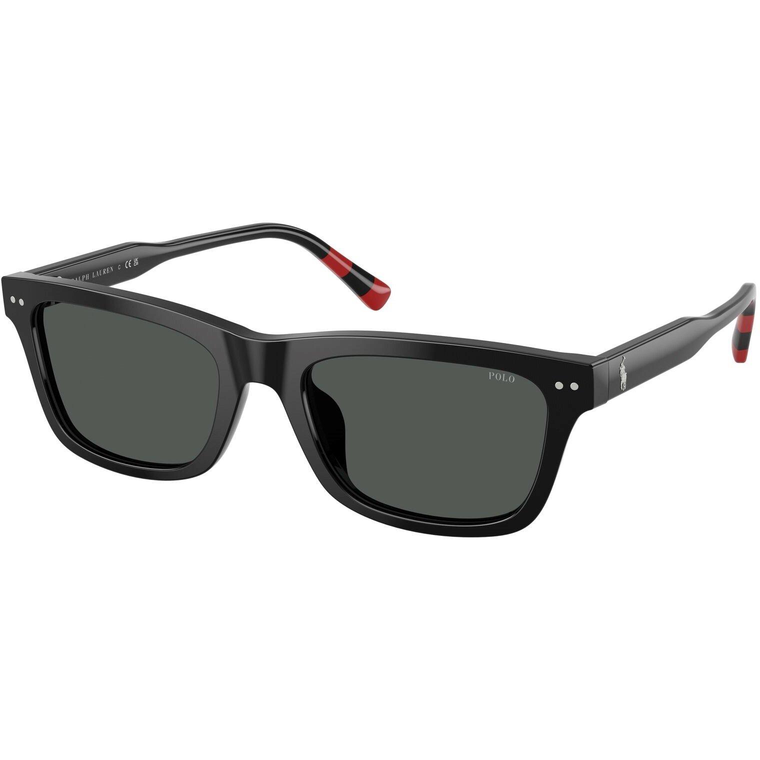 Polo Ralph Lauren Men's 0Ph4240u Square Sunglasses - Black/Dark Grey