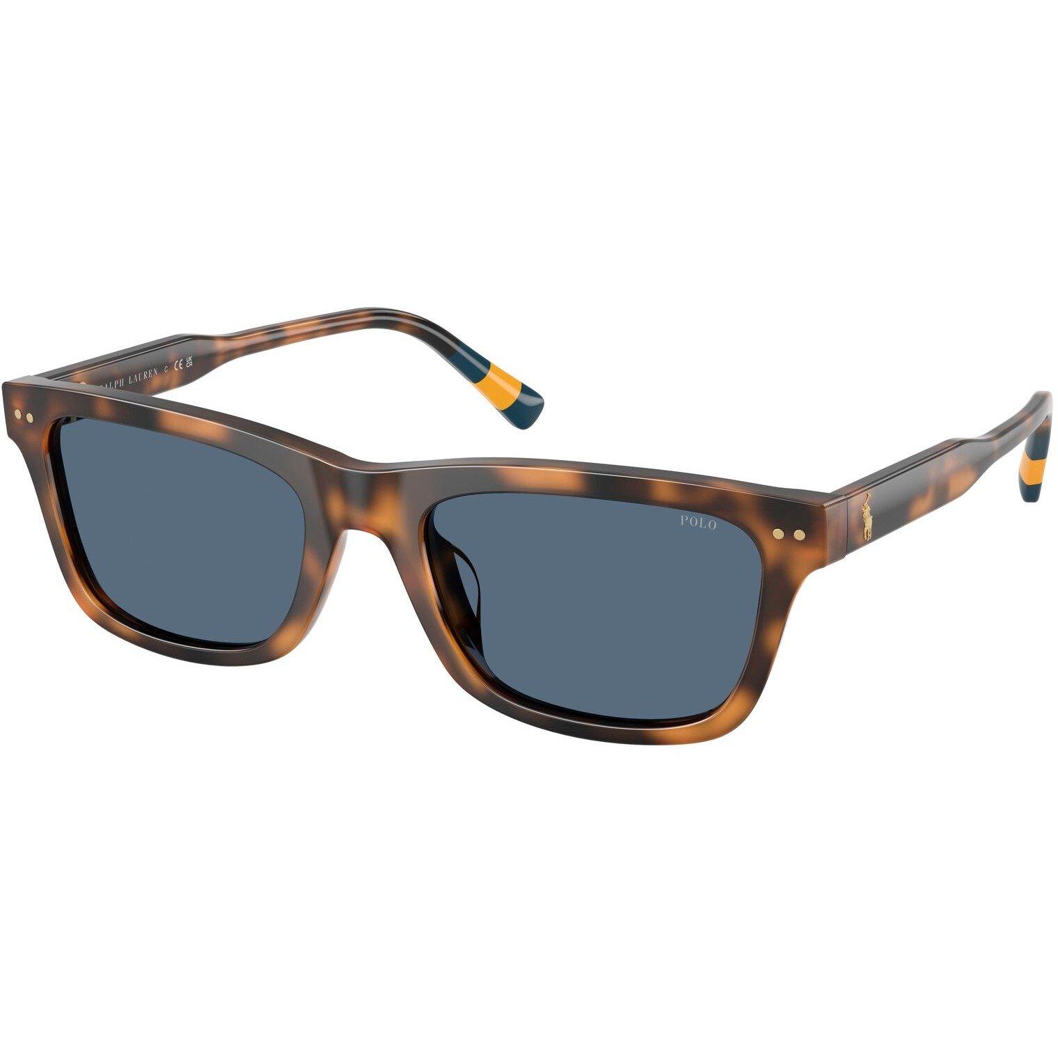 Polo Ralph Lauren Men's 0Ph4240u Square Sunglasses - Red Havana/Blue